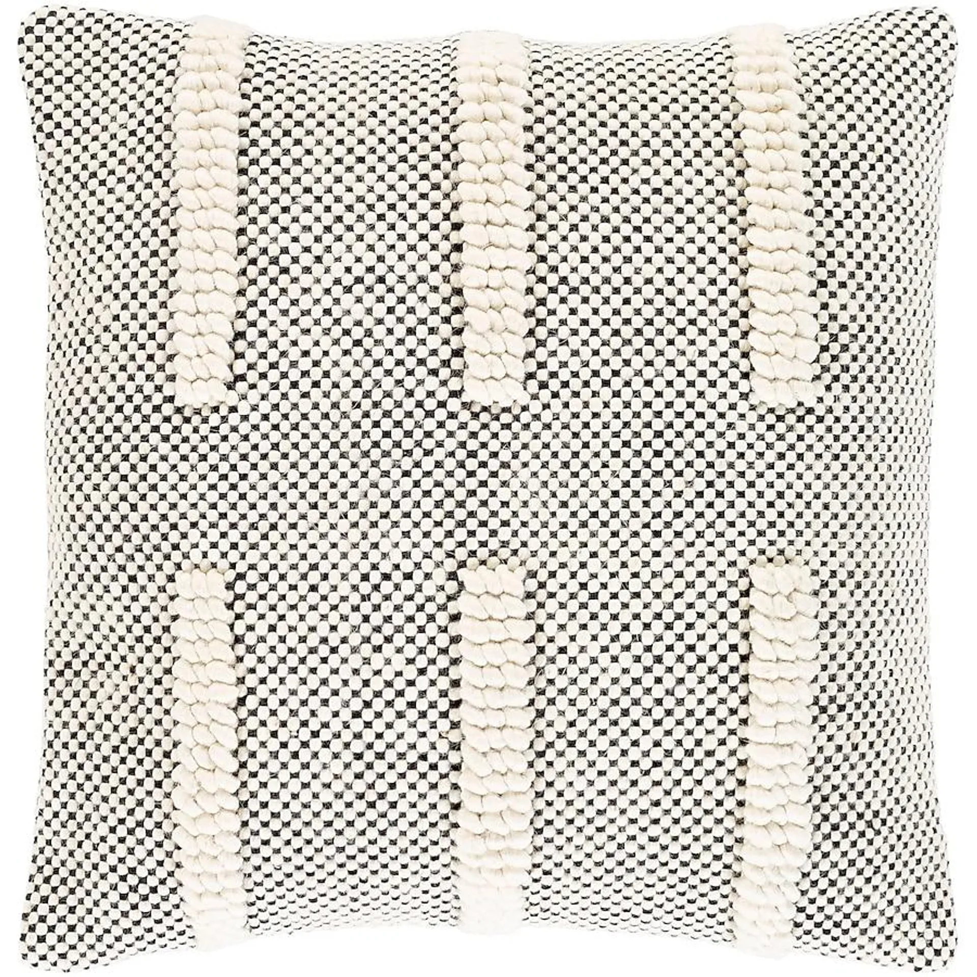 Surya Harlow 18-in x 18-in Beige Indoor Decorative Pillow