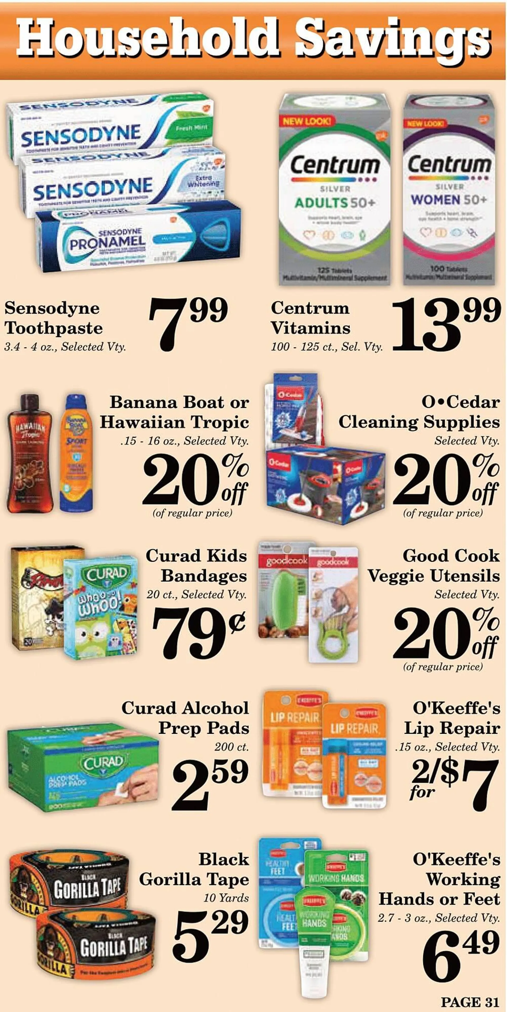 Weekly ad Harvest Foods ad from June 26 to July 30 2024 - Page 31