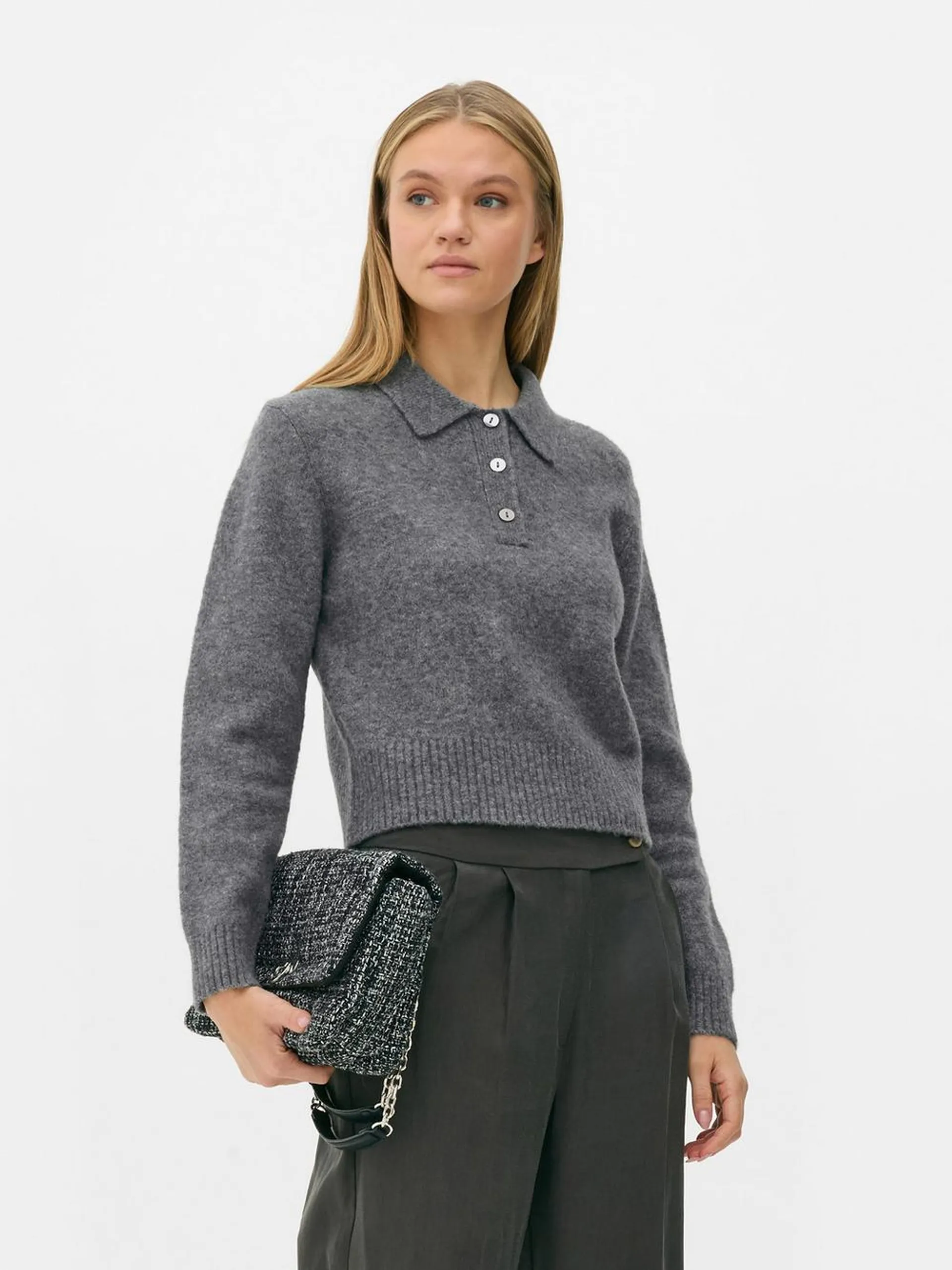 Polo Collar Jumper