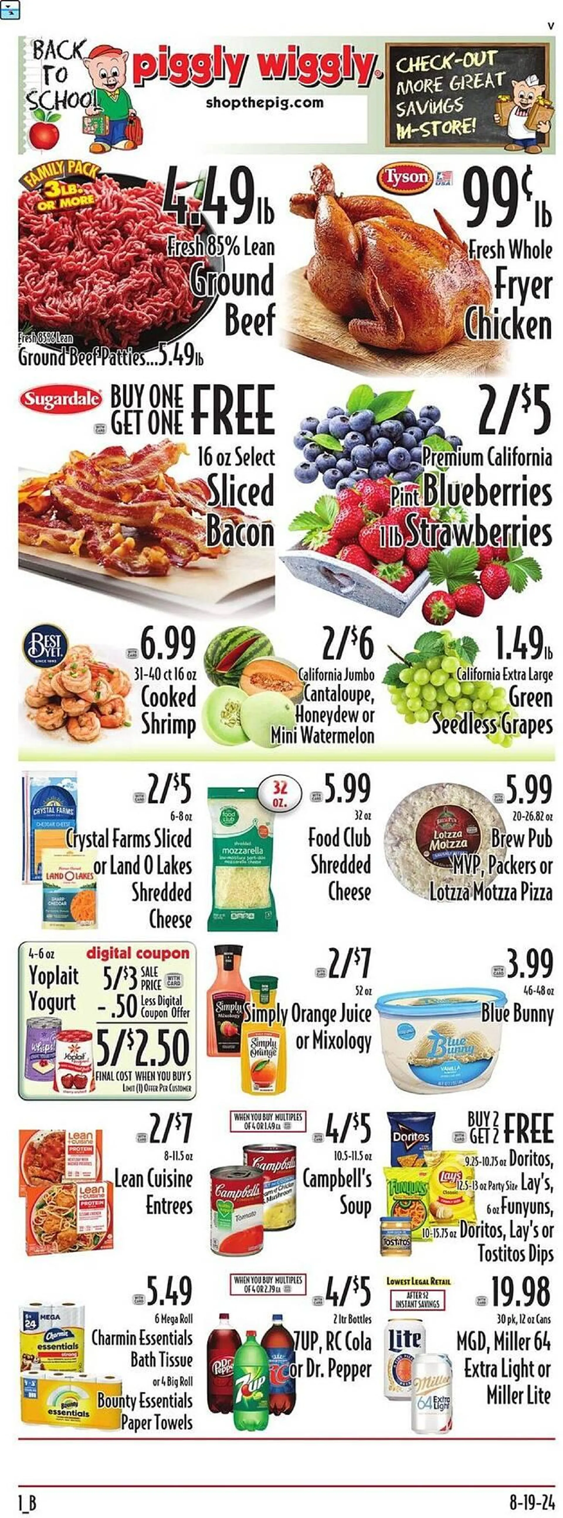 Piggly Wiggly Weekly Ad - 1