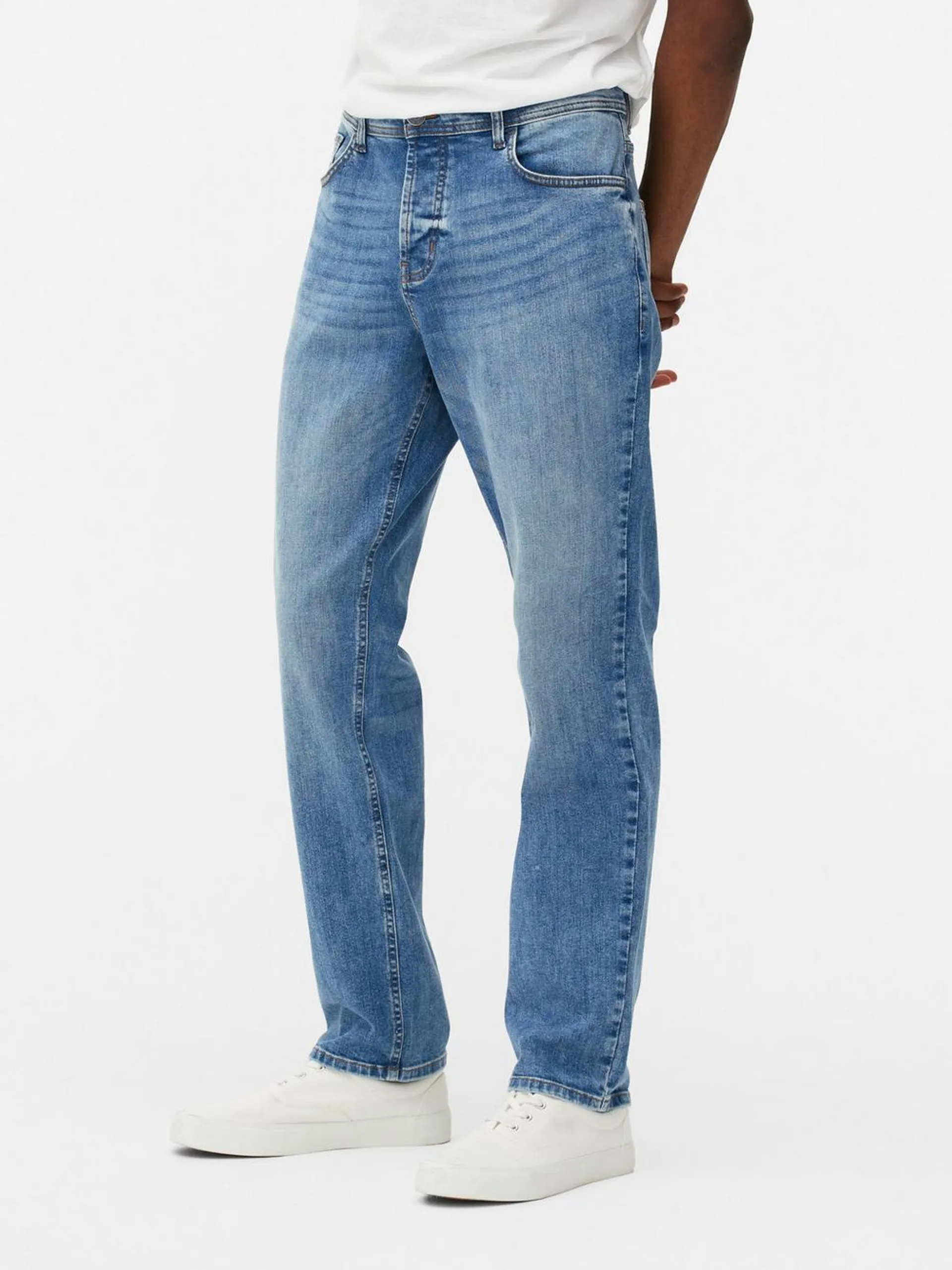 Stretch Straight Jeans