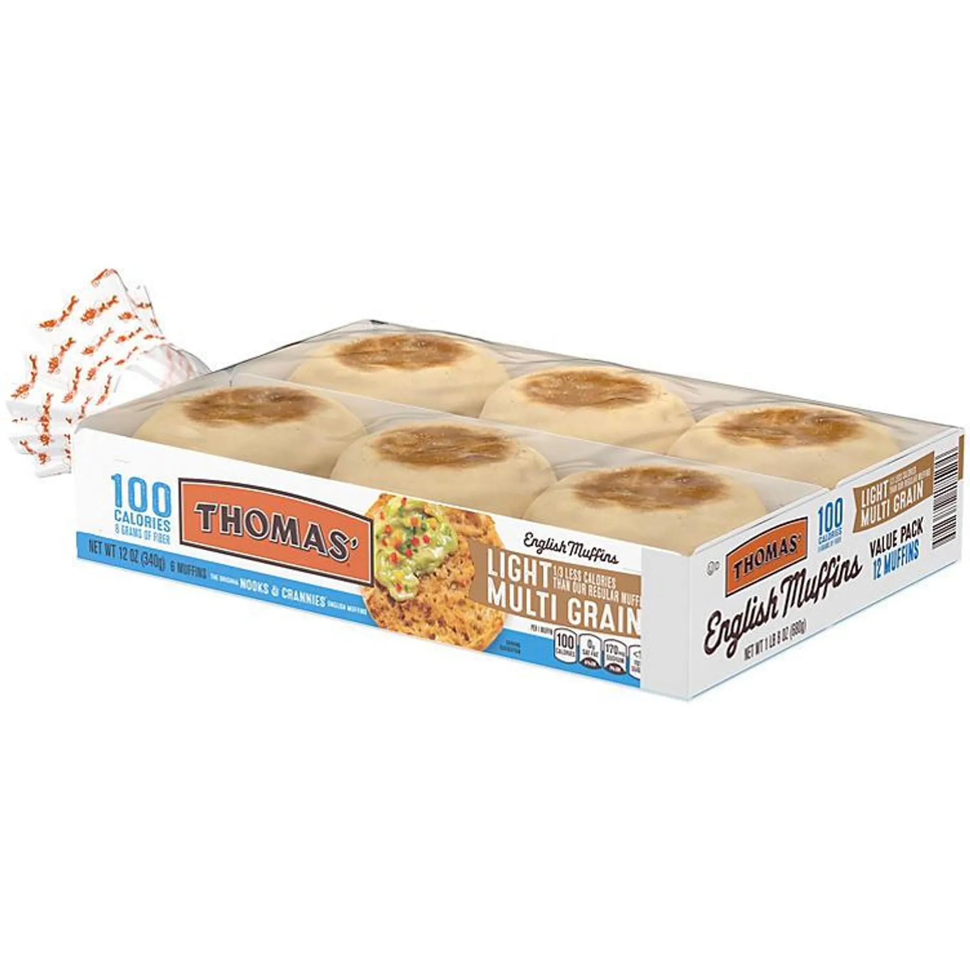 Thomas' Light Multi-Grain English Muffins (24 oz., 12 ct.)