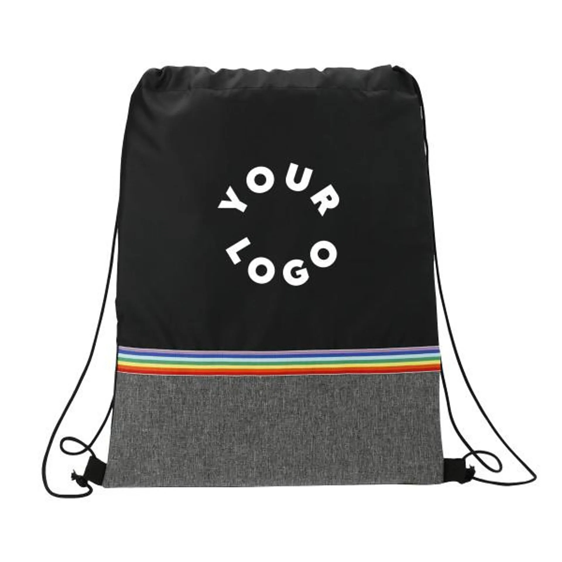 Rainbow RPET Drawstring Bag