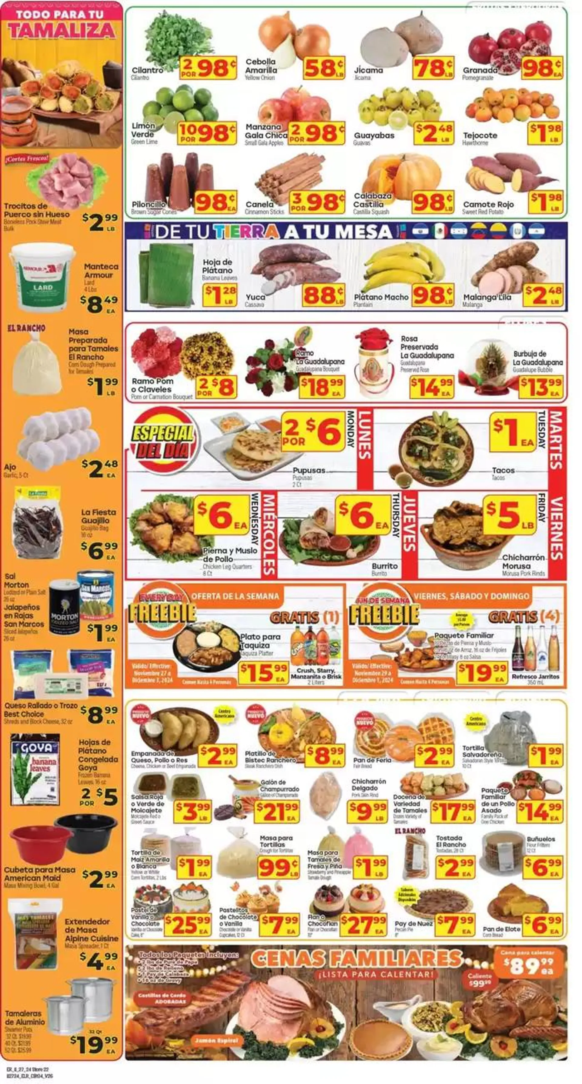 Weekly ad Supermercado El Rancho Weekly ad from November 27 to December 11 2024 - Page 4