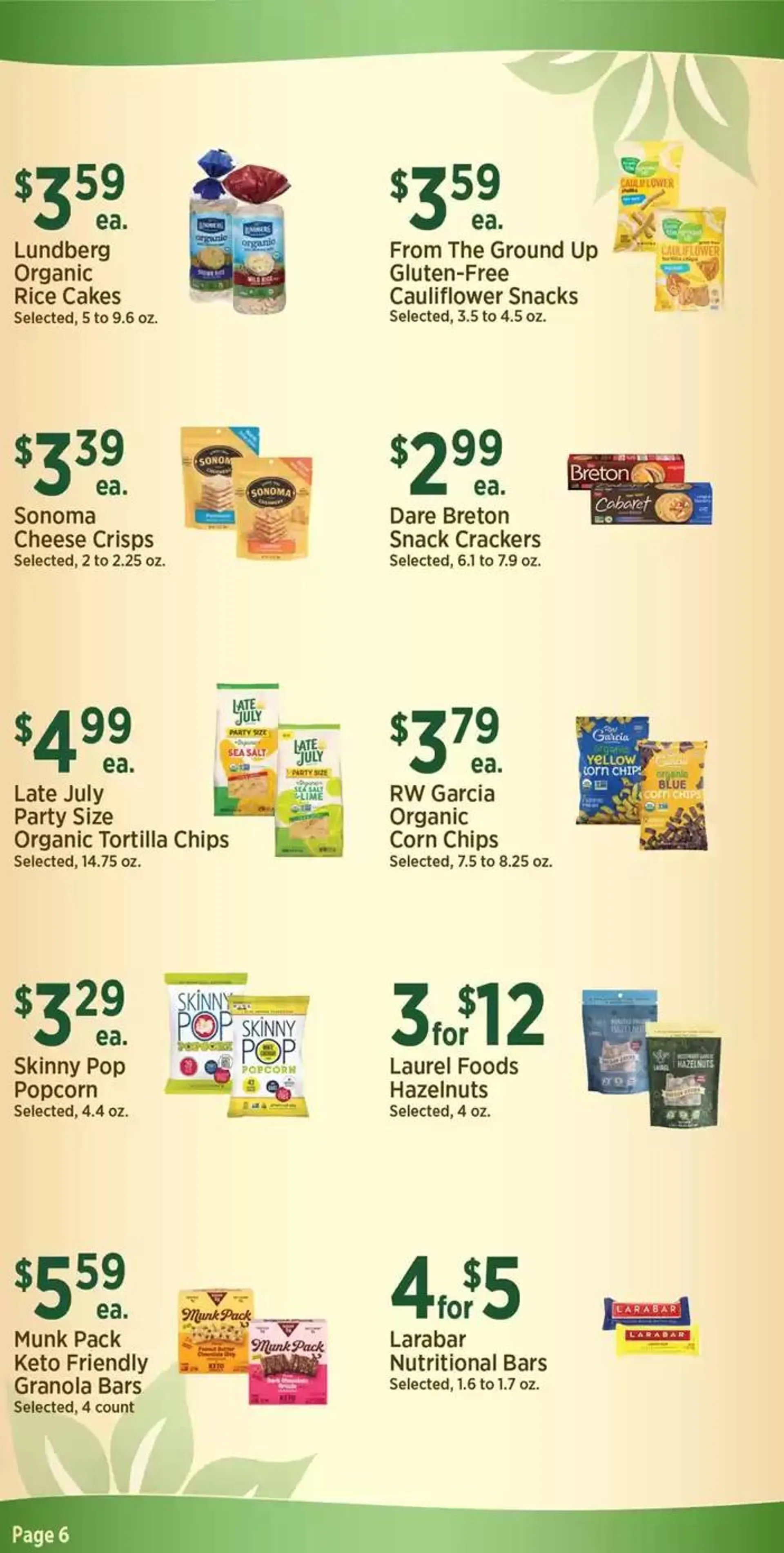 Weekly ad Yoke's Fresh Market Nature's Corner from January 1 to January 28 2025 - Page 6