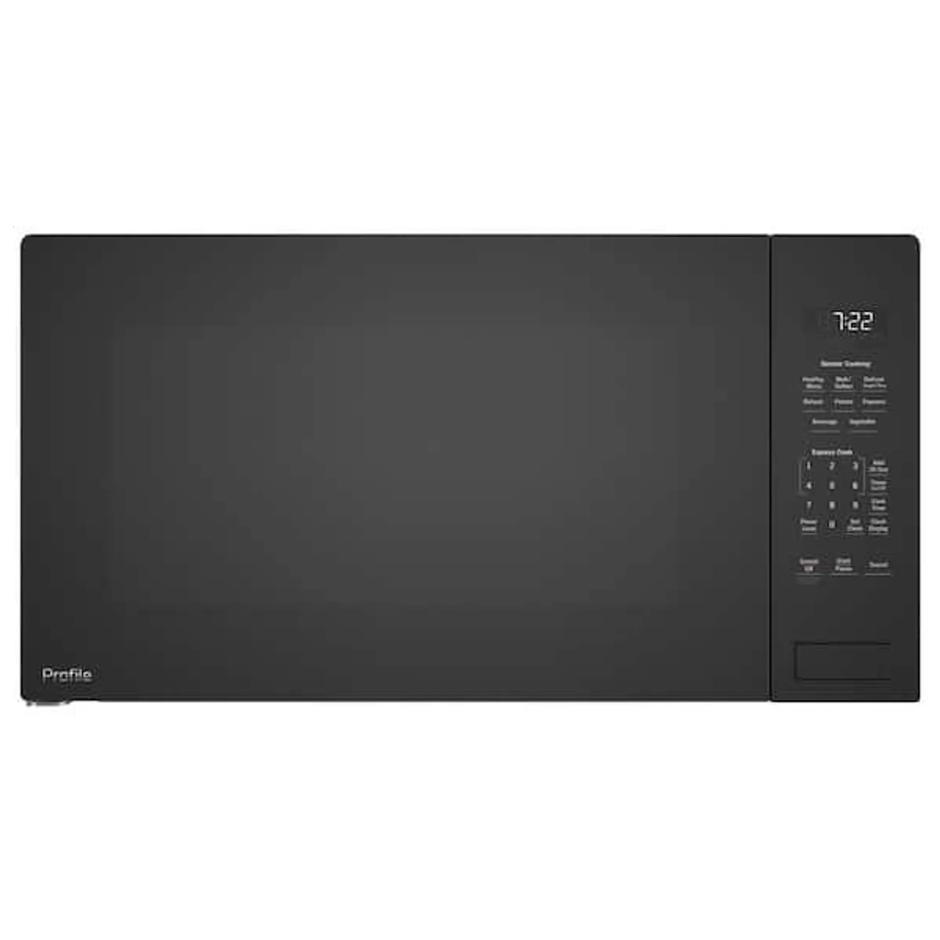 Profile 2.2 cu. ft. 1100-Watt Countertop Microwave in Black with Built -In Sensor