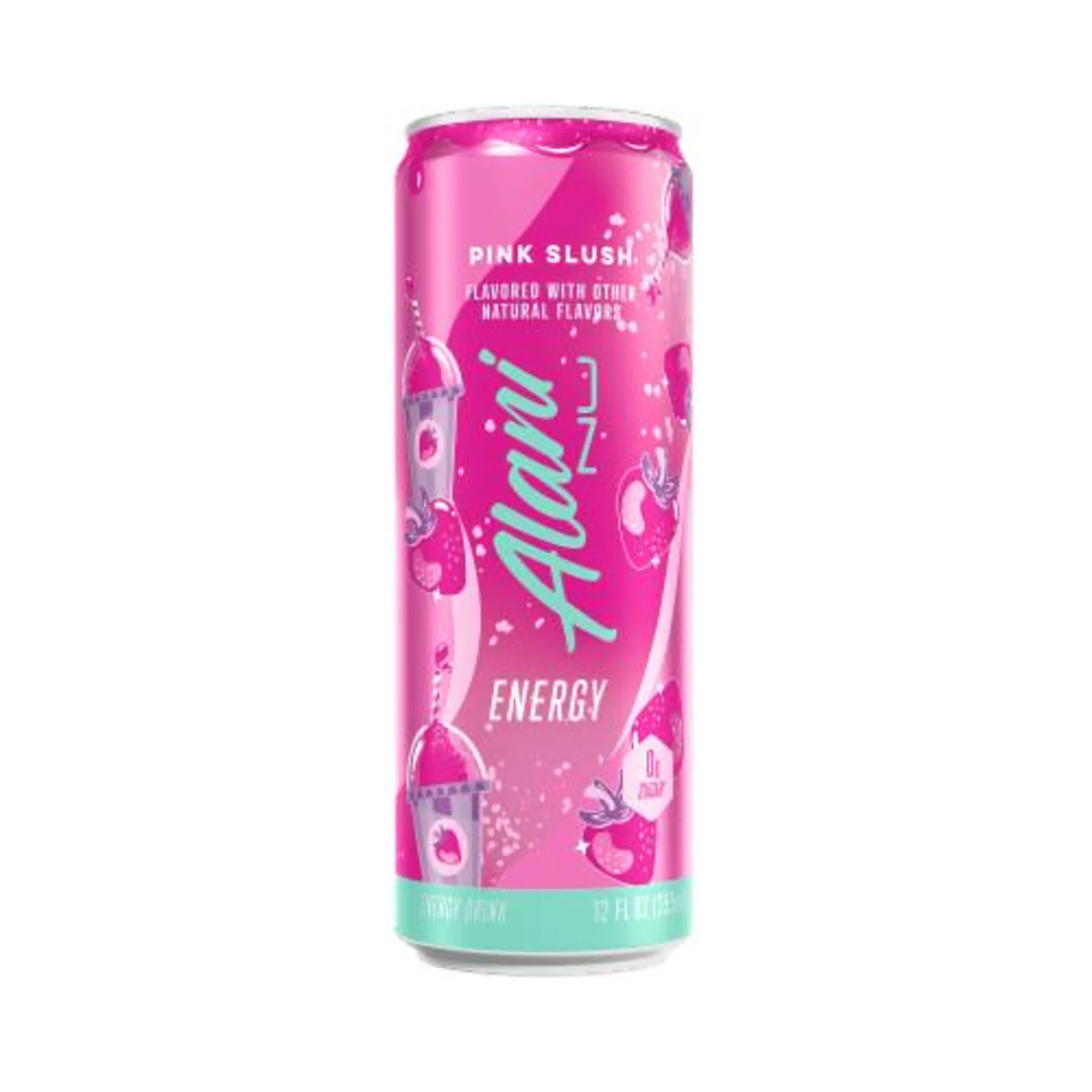 Alani Nu Zero Sugar Pink Slush Energy Drink Can