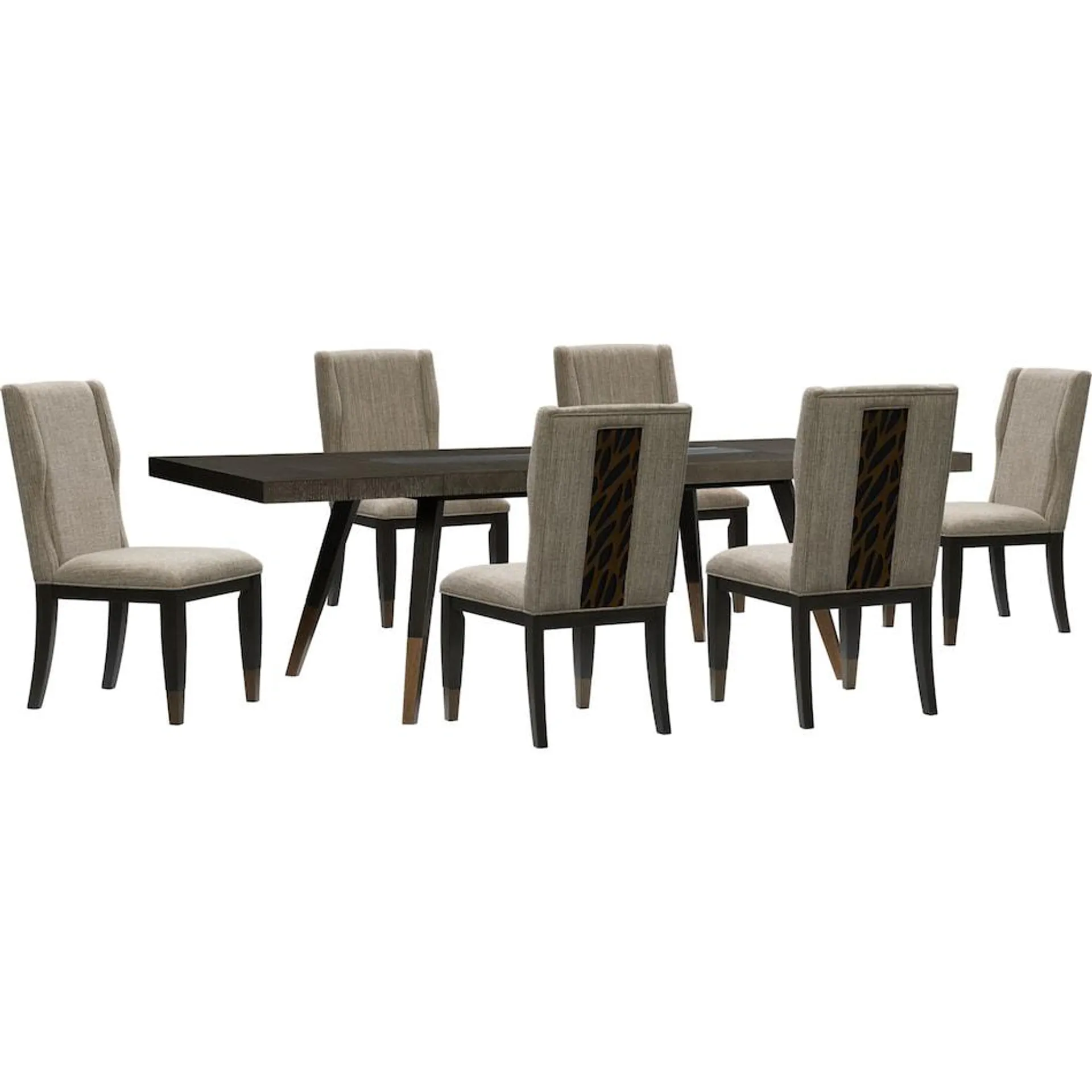 Olivia Rectangular Dining Table and 6 Chairs