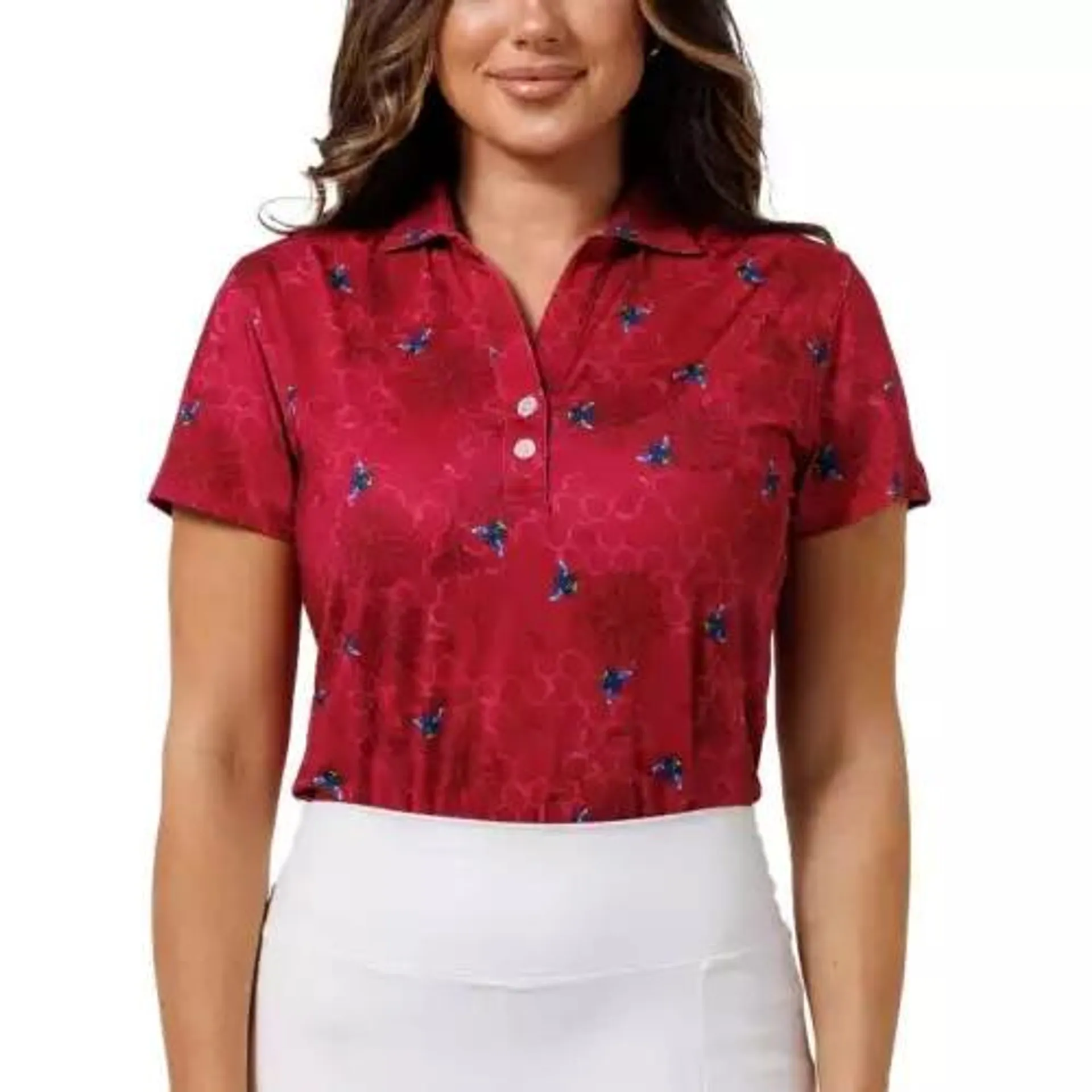 Women's Waggle Golf Queen Bee Golf Polo