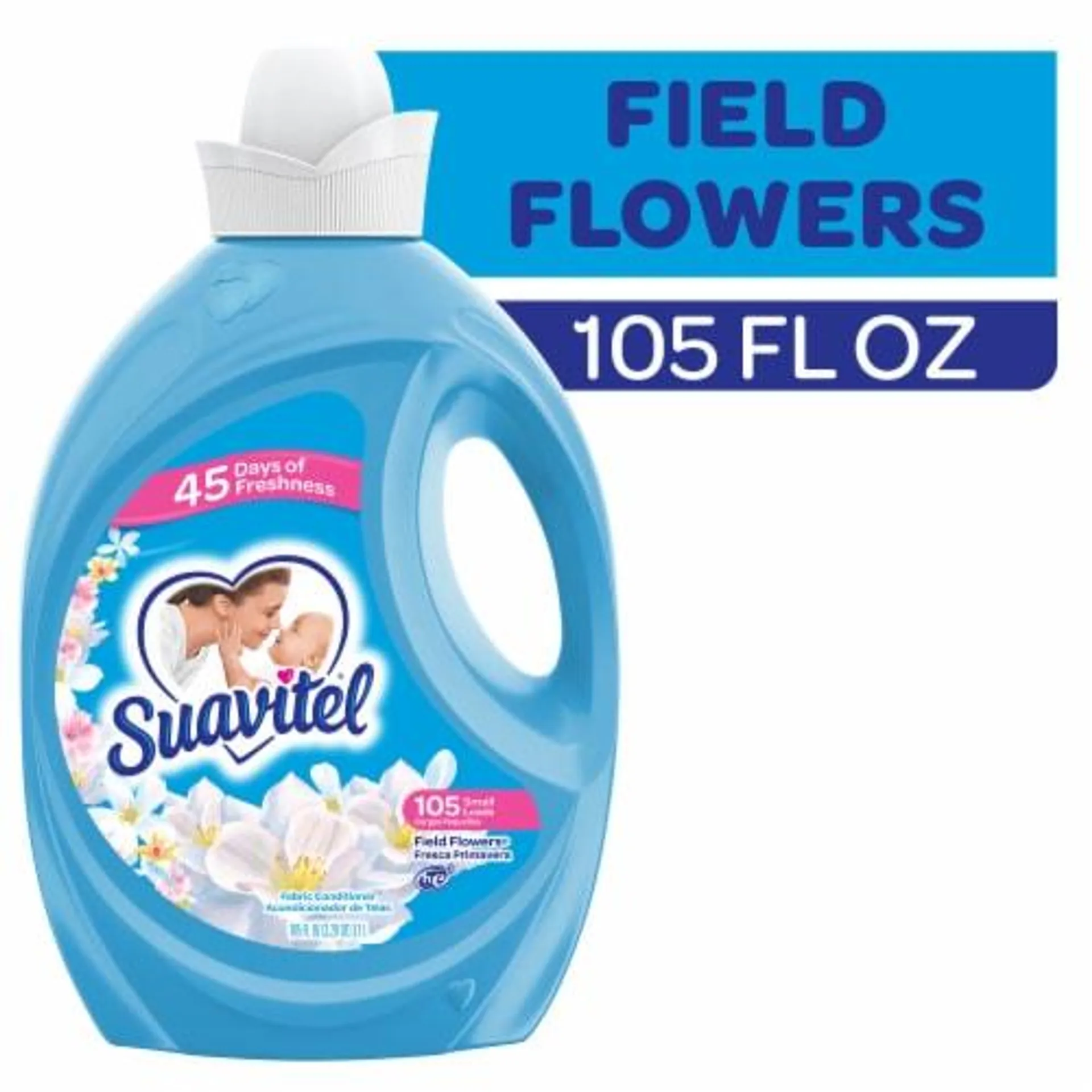 Suavitel Liquid Fabric Conditioner Laundry Fabric Softener Field Flowers Scent