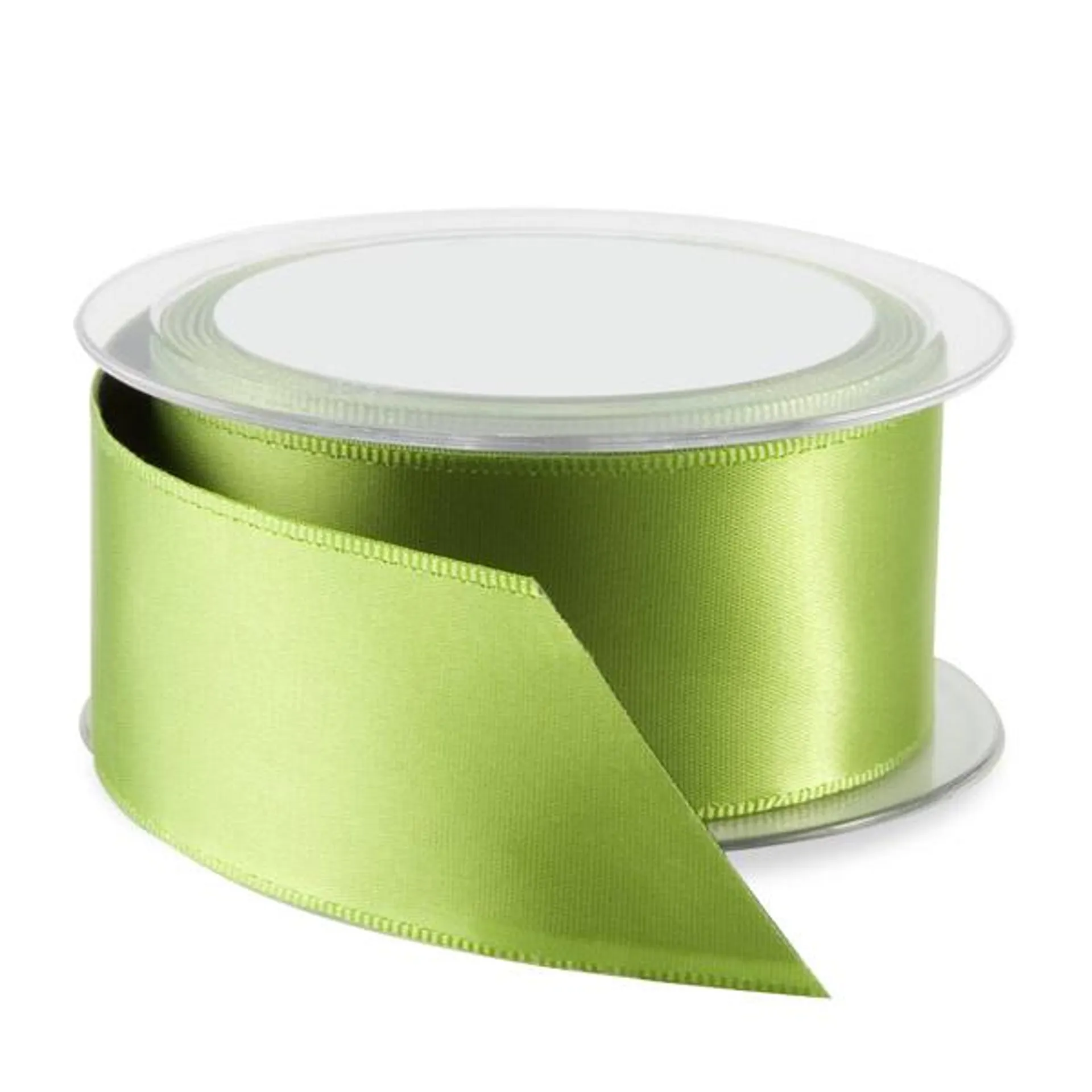 Double-Faced Kiwi Satin Wired Ribbon