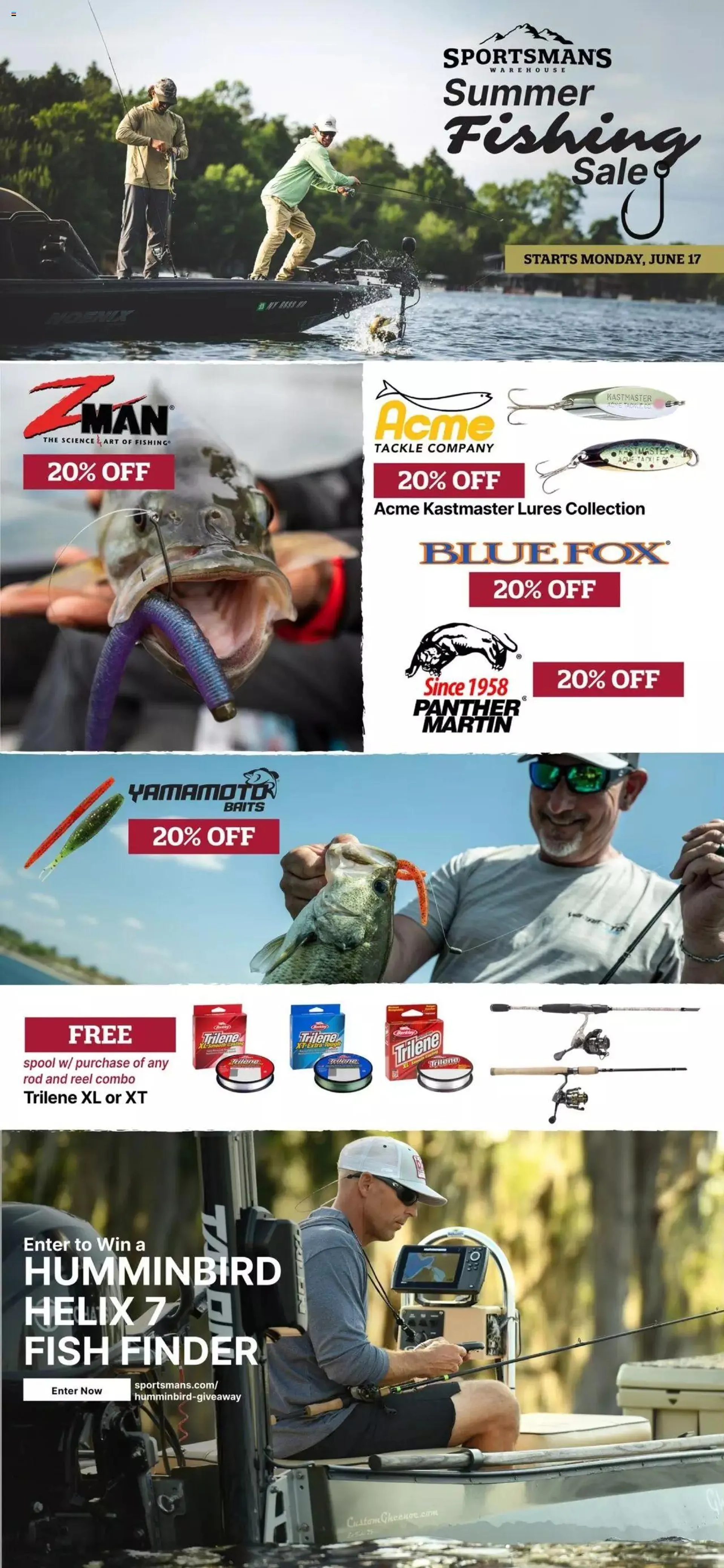 Weekly ad Sportsmans Warehouse - Weekly Ad from June 17 to June 23 2024 - Page 1