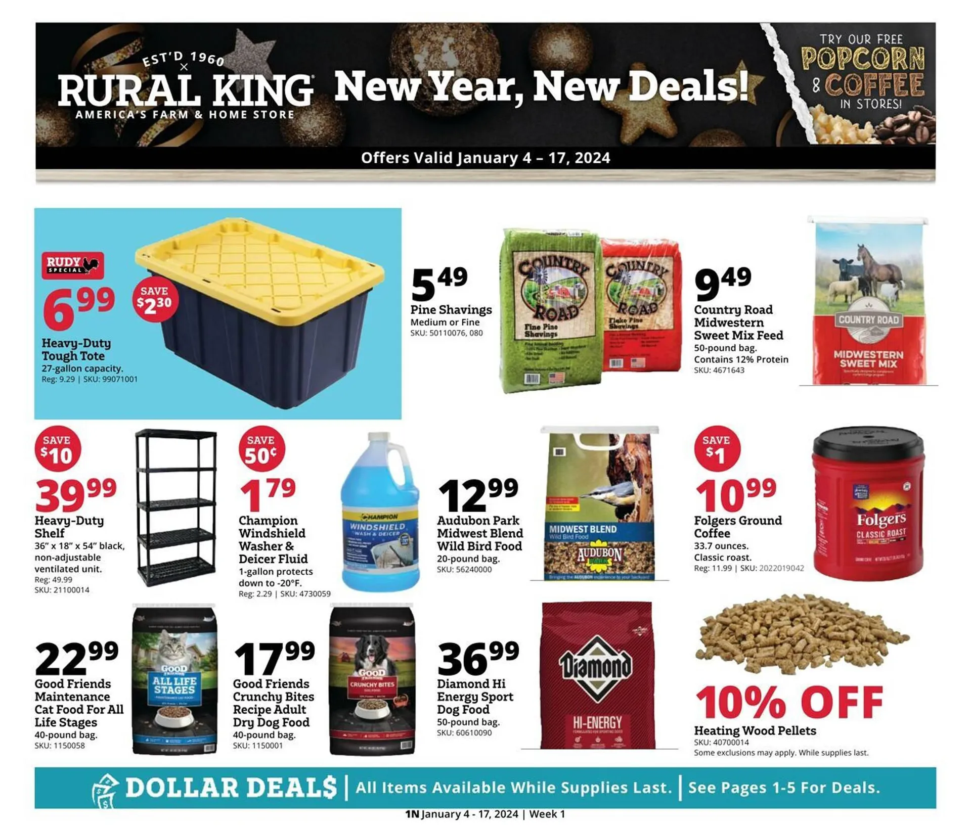 Weekly ad Rural King Weekly Ad from January 4 to January 17 2024 - Page 1