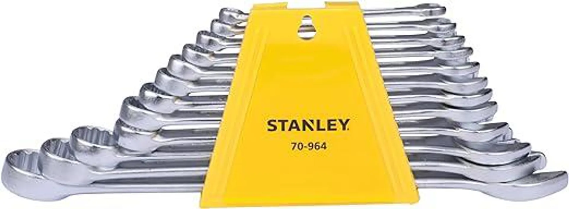 Stanley 2-Piece Combination Spanner Set Chrome