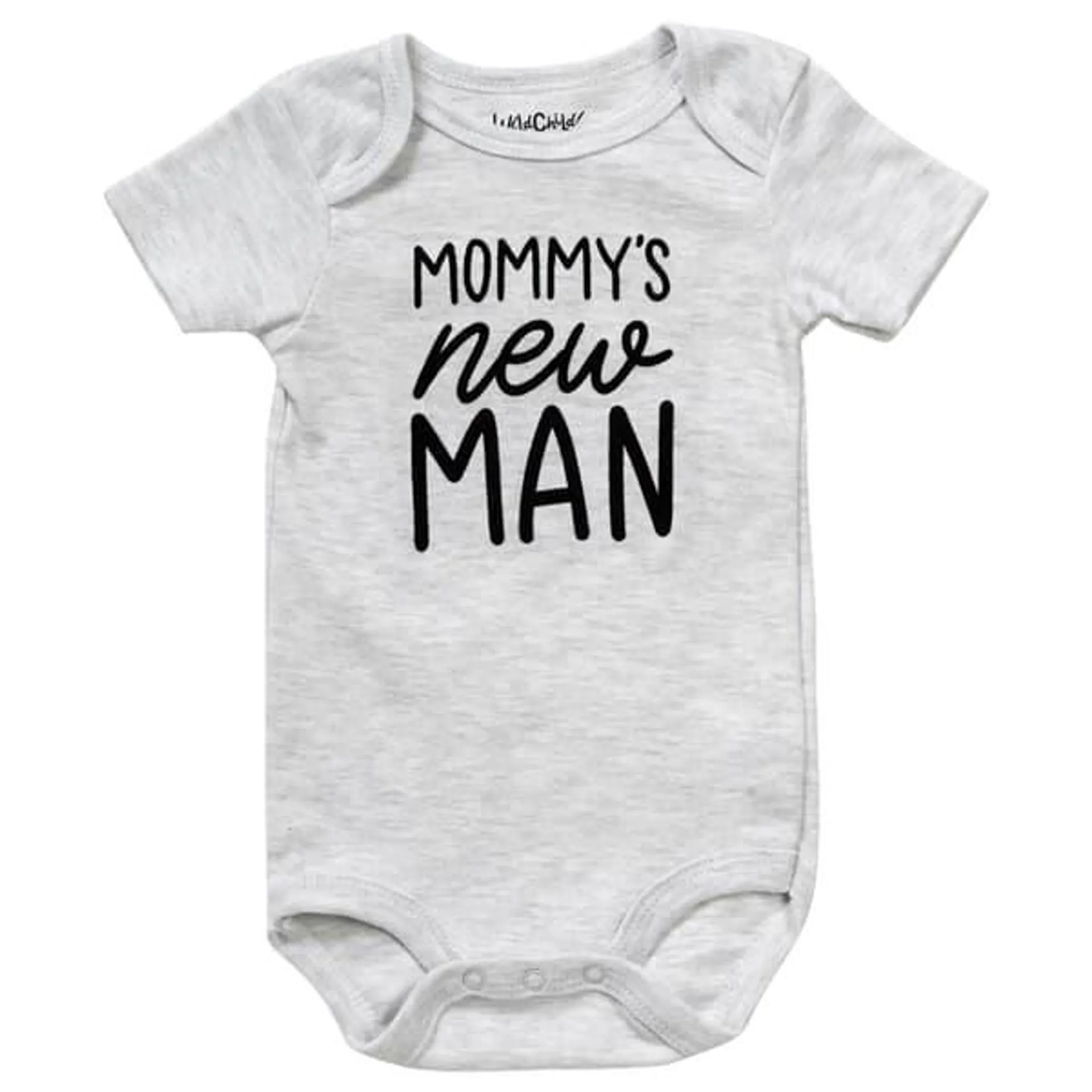 Baby Boy (NB-9M) Wild Child Mommy’s New Man Bodysuit