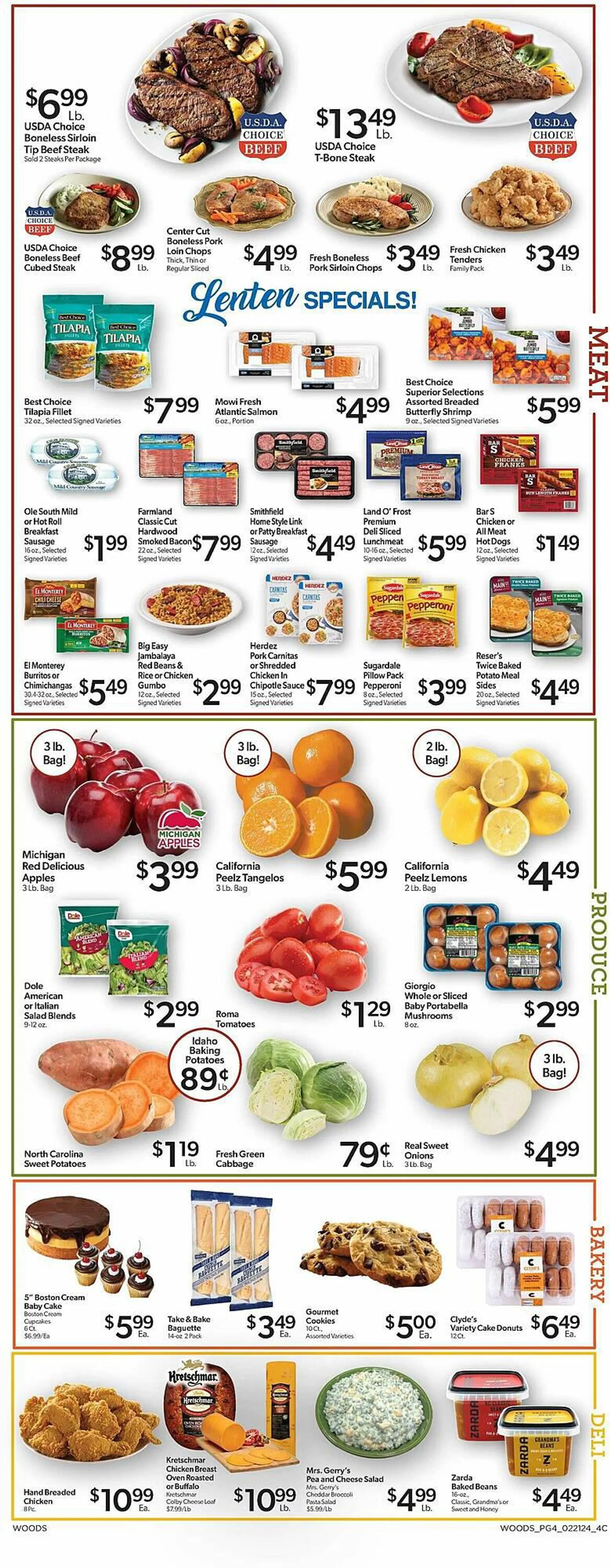 Weekly ad Woods Supermarket Weekly Ad from February 21 to February 27 2024 - Page 4