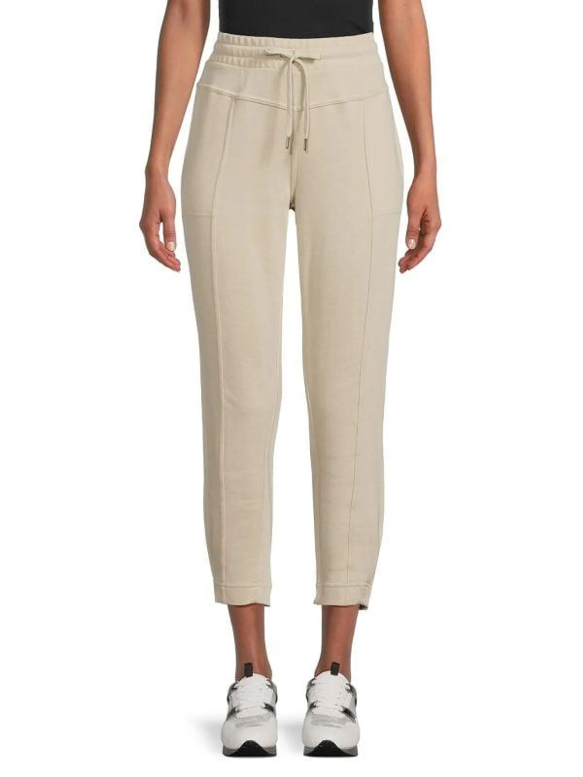 Seamed Ankle Drawstring Pants