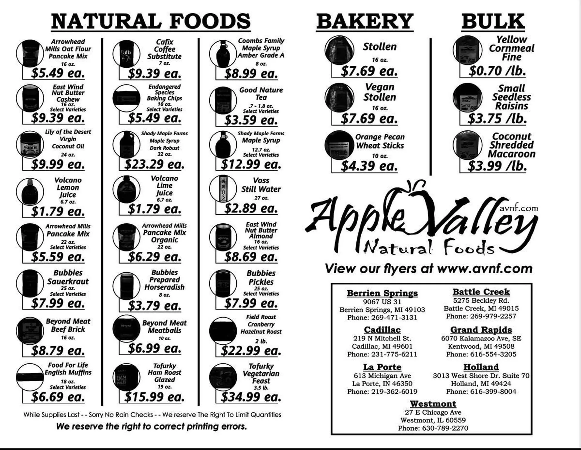 Weekly ad Apple Valley Natural Foods Weekly Ad from December 2 to December 29 2024 - Page 2