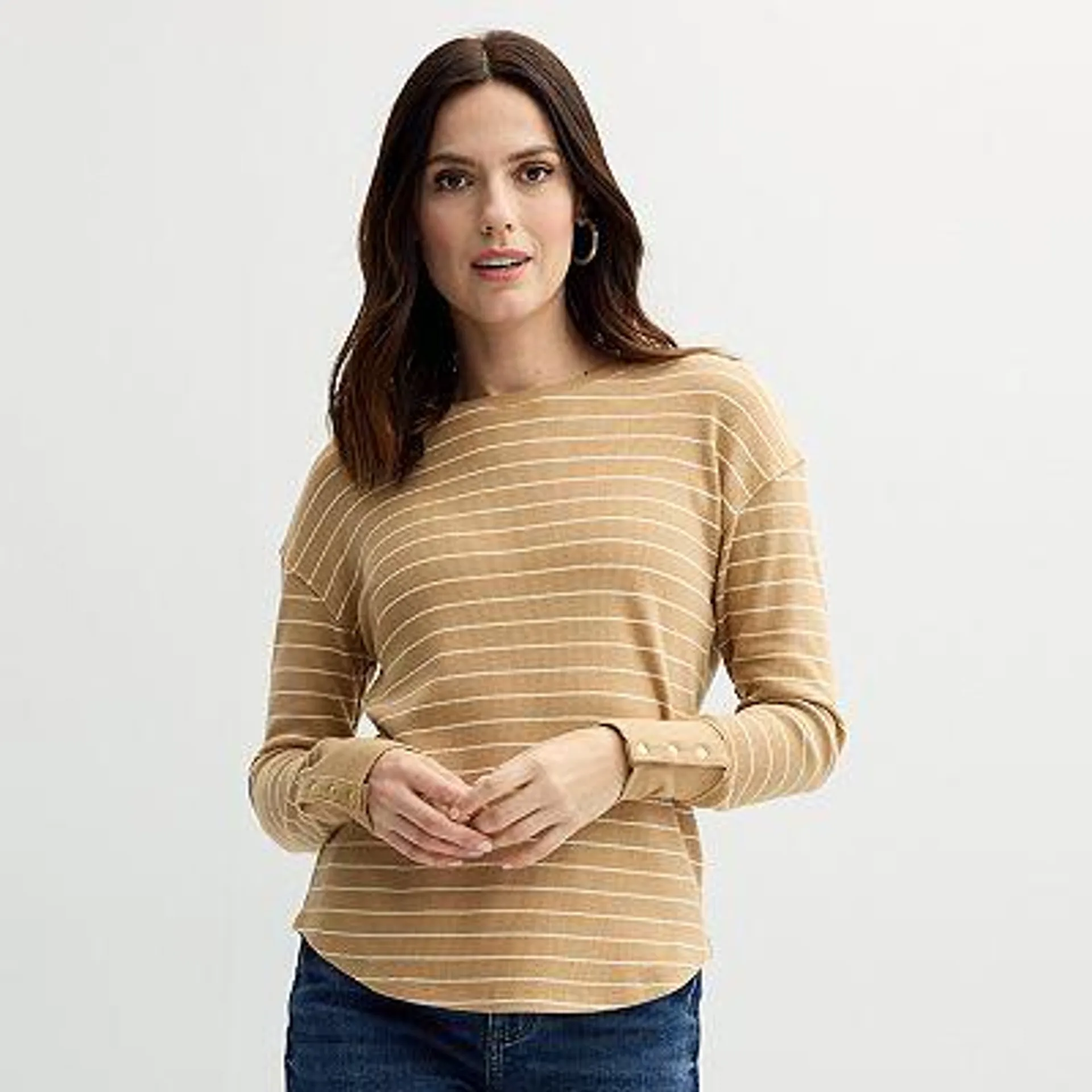 Women's Sonoma Goods For Life® Cozy Waffle Pullover Top