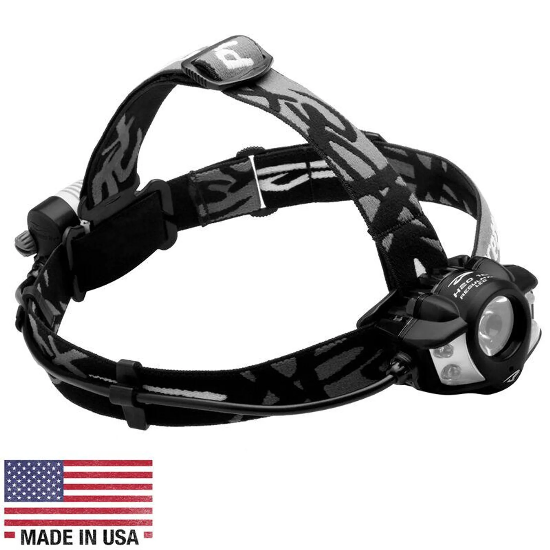 Princeton Tec Apex LED Headlamp, Black/Grey