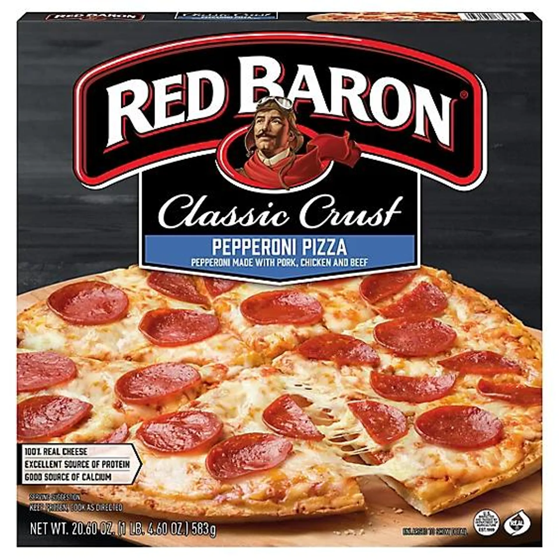 Red Baron Pizza Classic Crust Pepperoni - 20.6 Oz