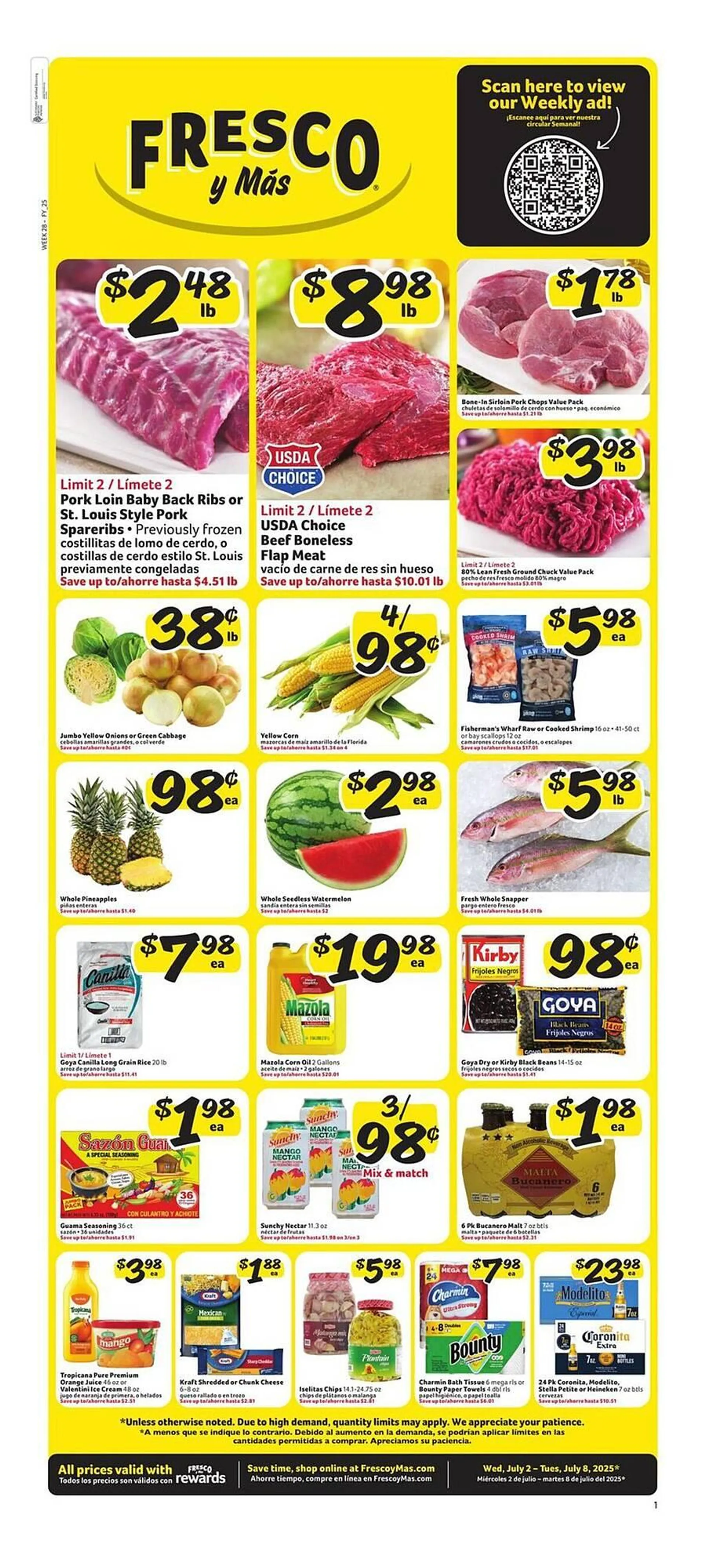Fresco y Más Weekly Ad - 1