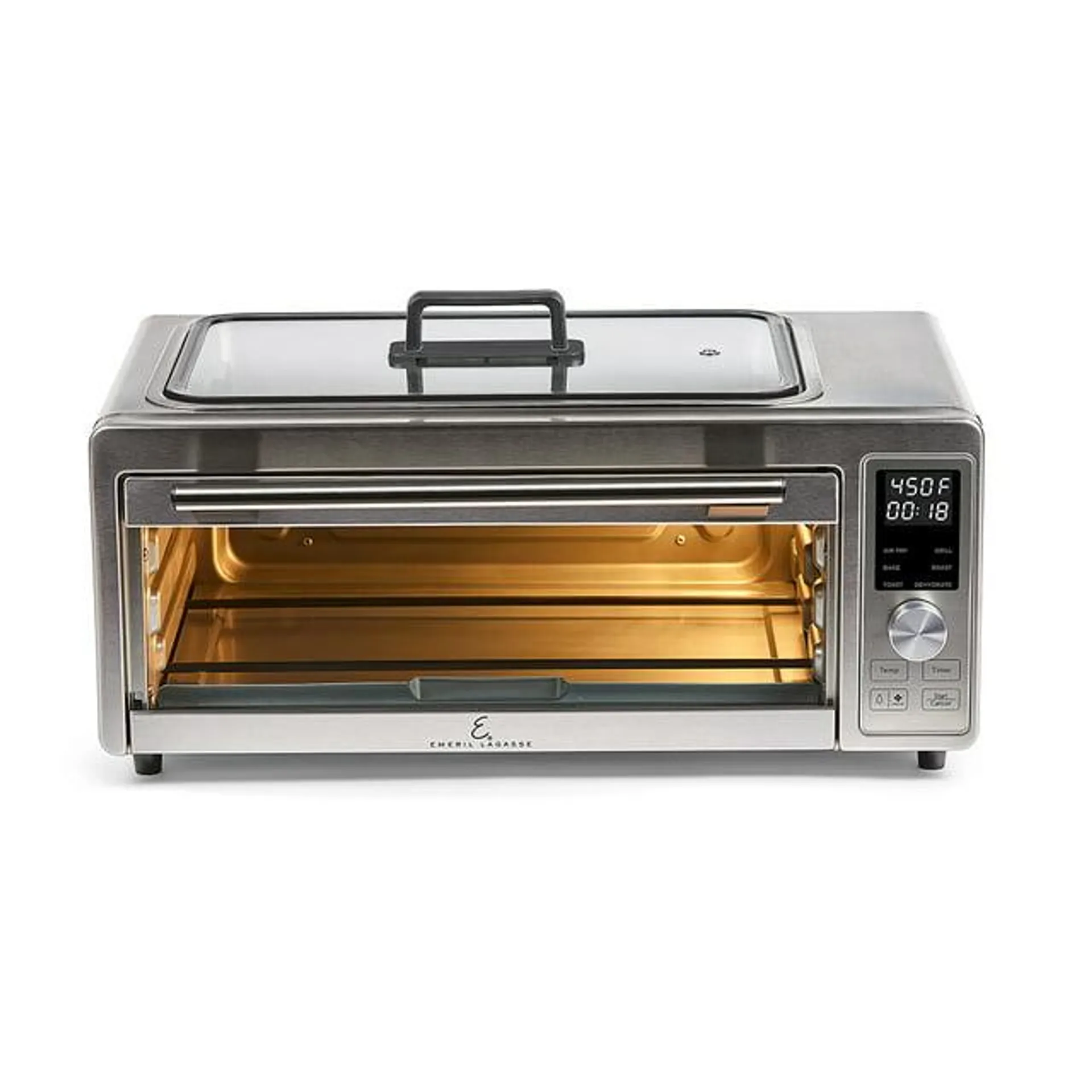 Emeril Power Grill 360 Plus, 6 n 1 Smokeless Grill and Air Fry Toaster Oven XL, 1750 W