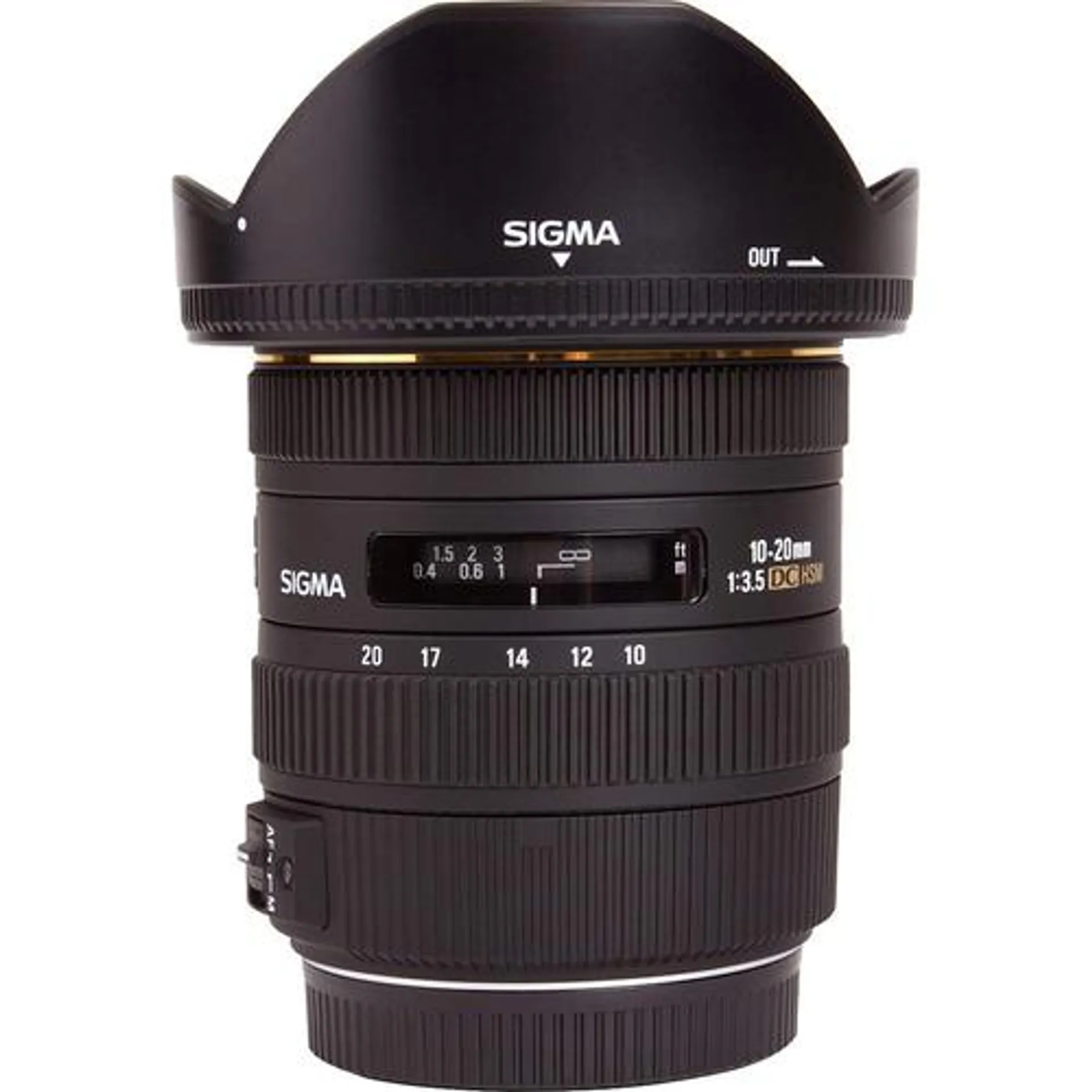 Sigma Super Wide Angle Zoom 10-20mm f/4-5.6 EX DC HSM AF Lens for Canon - OPEN BOX