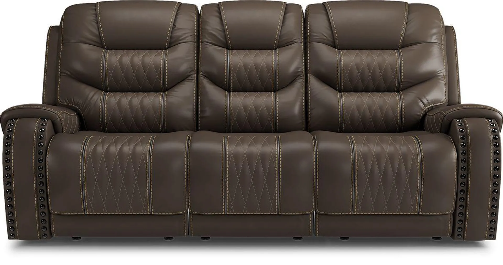 Headliner Leather Non-Power Reclining Sofa