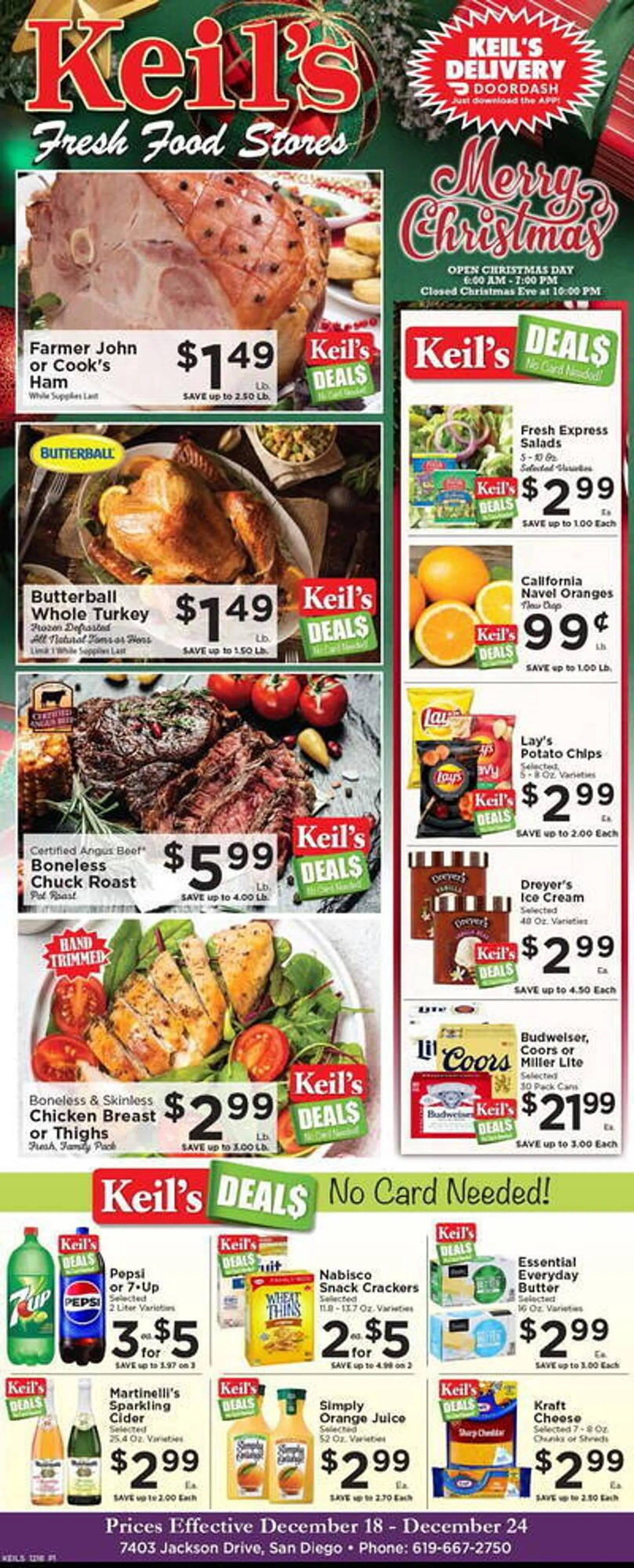 Keils Fresh Food Stores Weekly Ad - 1