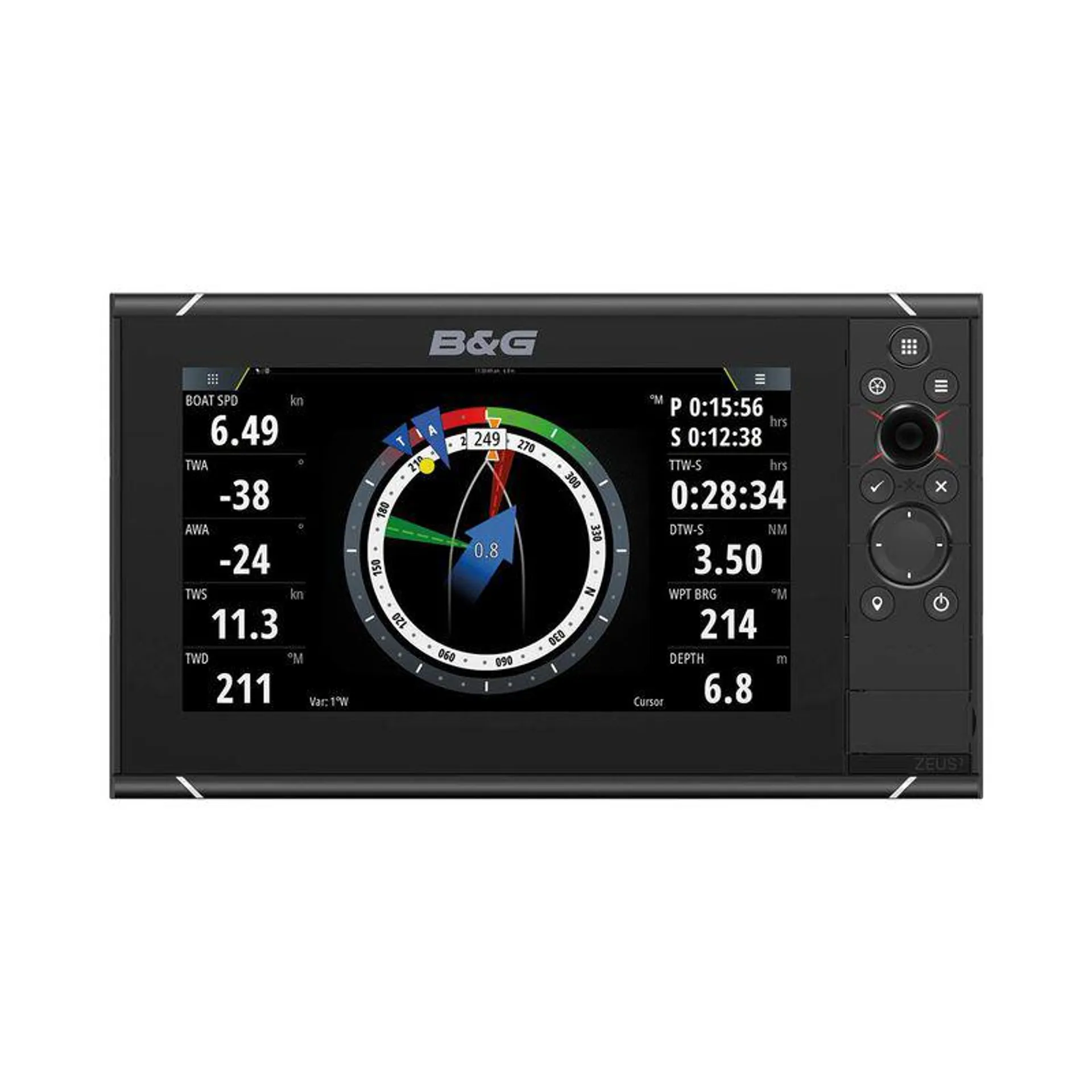 Zeus³ S 9 Multifunction Display with US C-MAP Charts