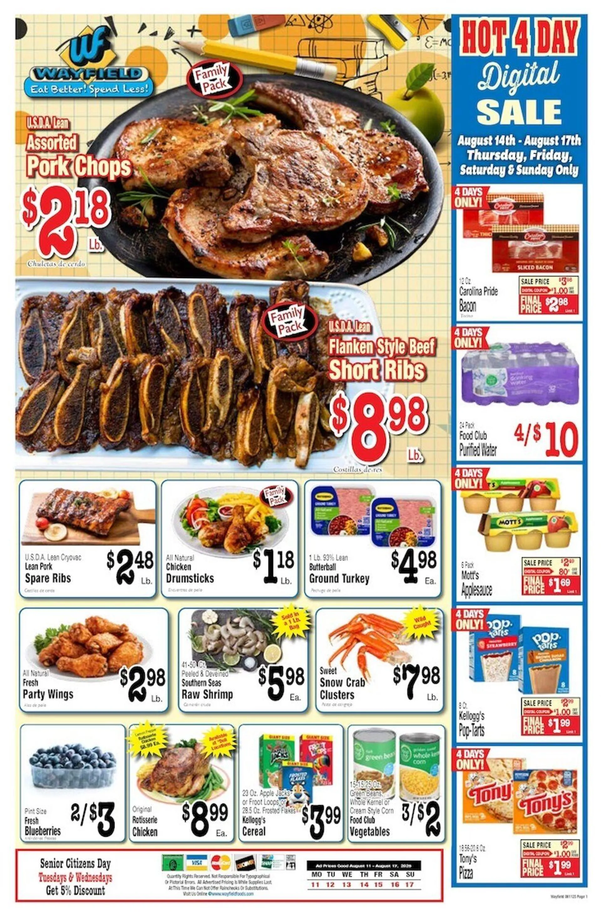 Weekly ad Wayfield from August 11 to August 17 2025 - Page 1
