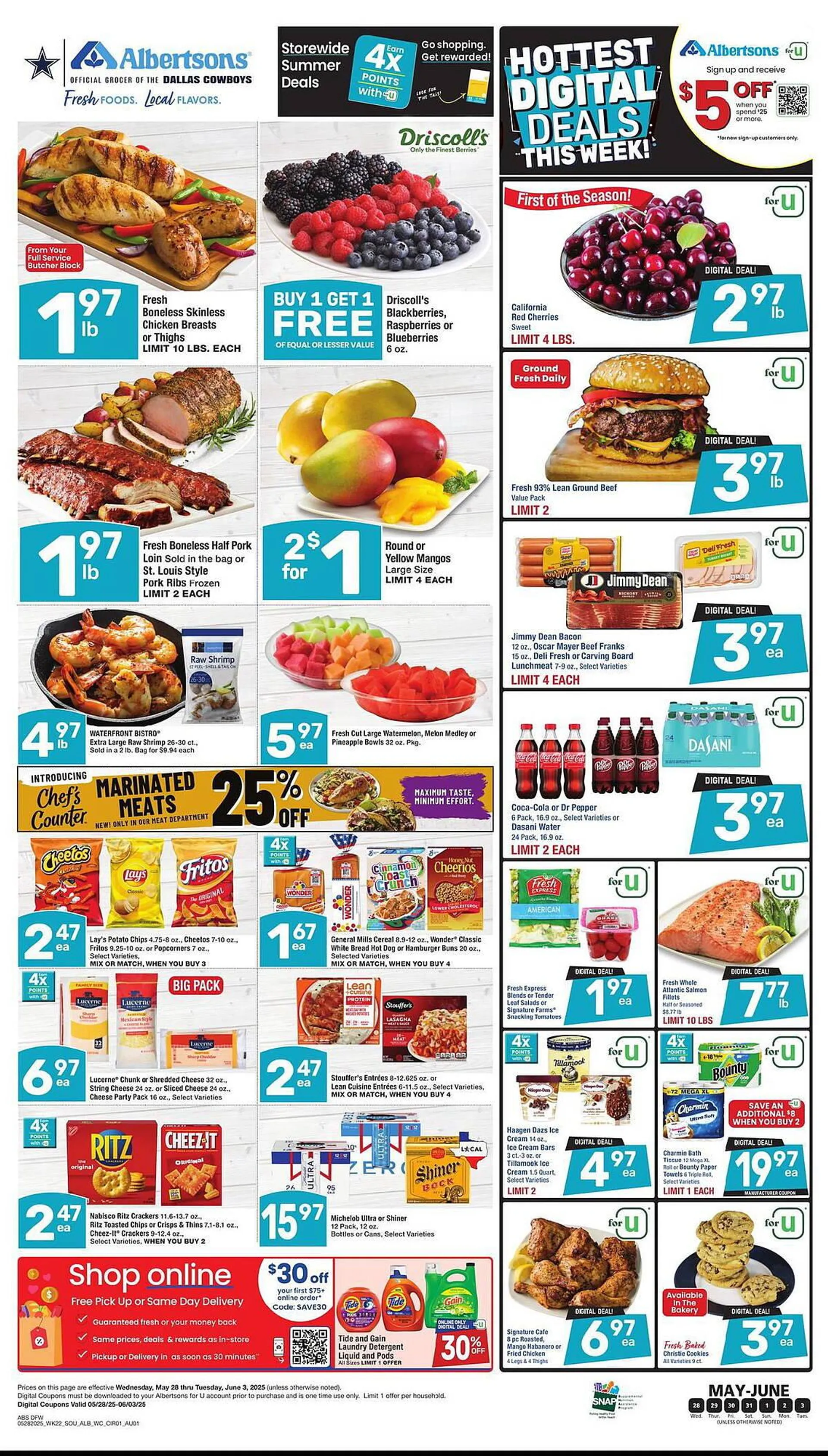Weekly ad Albertsons Weekly Ad from May 28 to June 3 2025 - Page 1