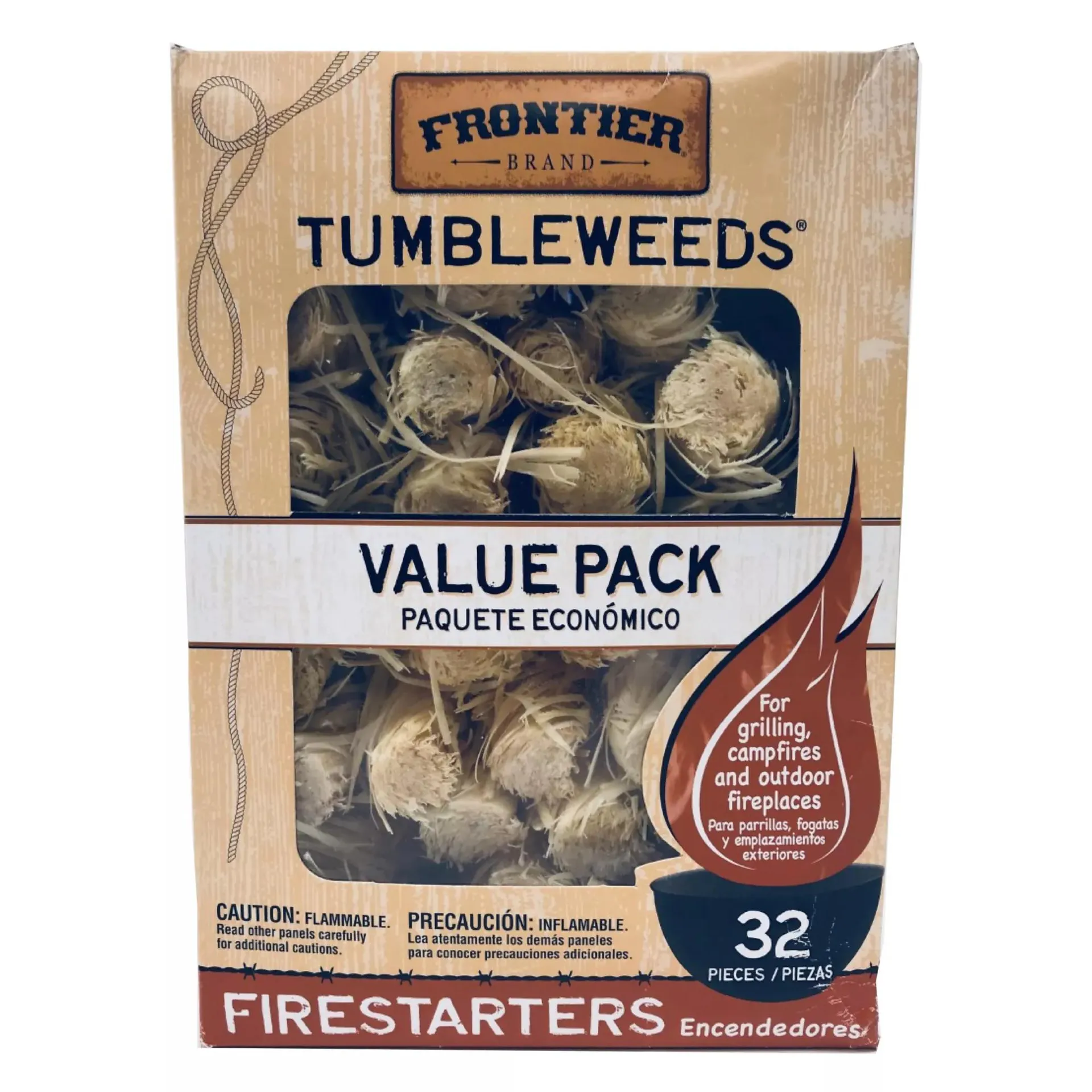 Frontier Tumbleweeds Fire Starters, 32 pk.