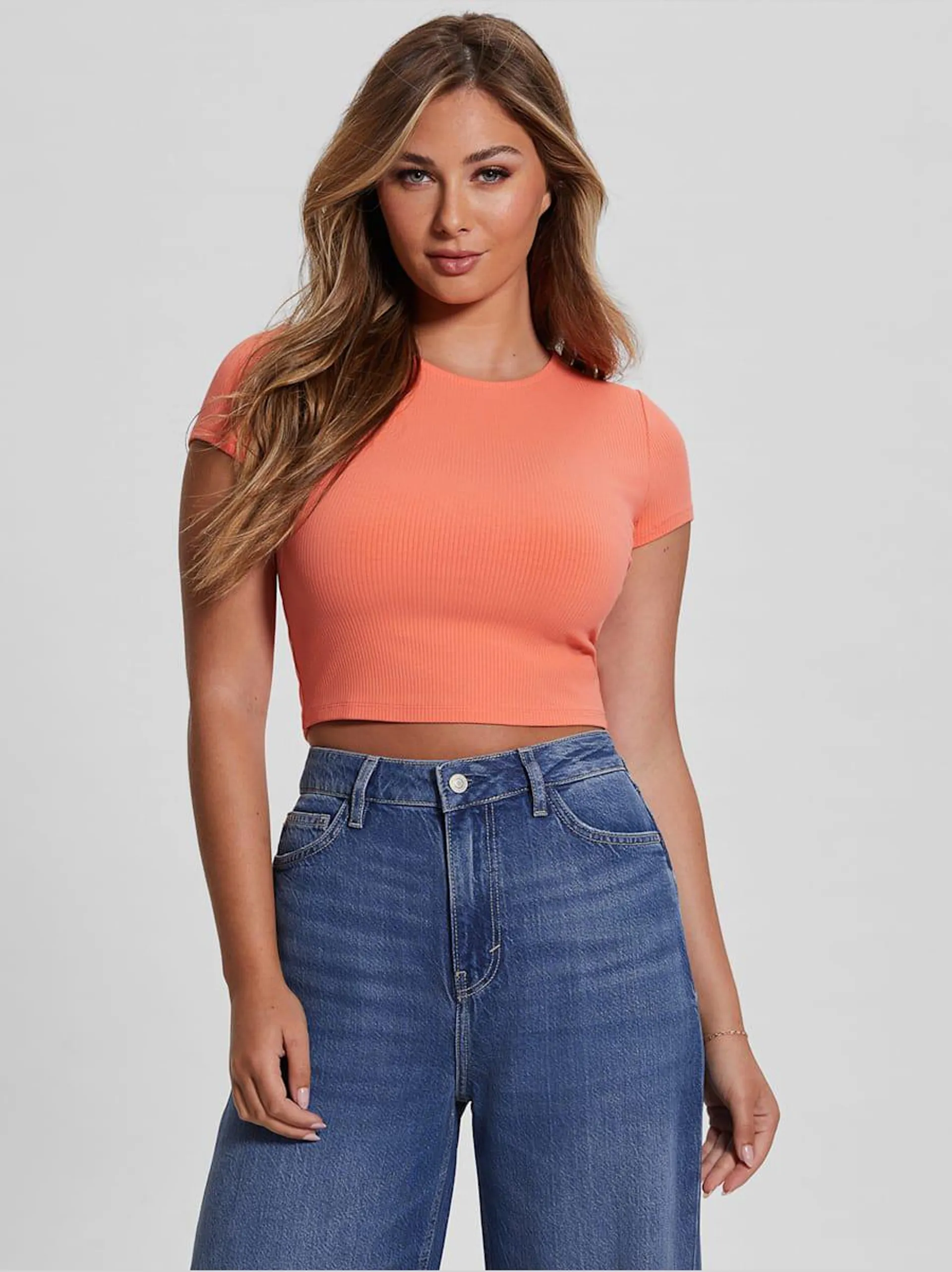 Rene Ribbed Crop Top