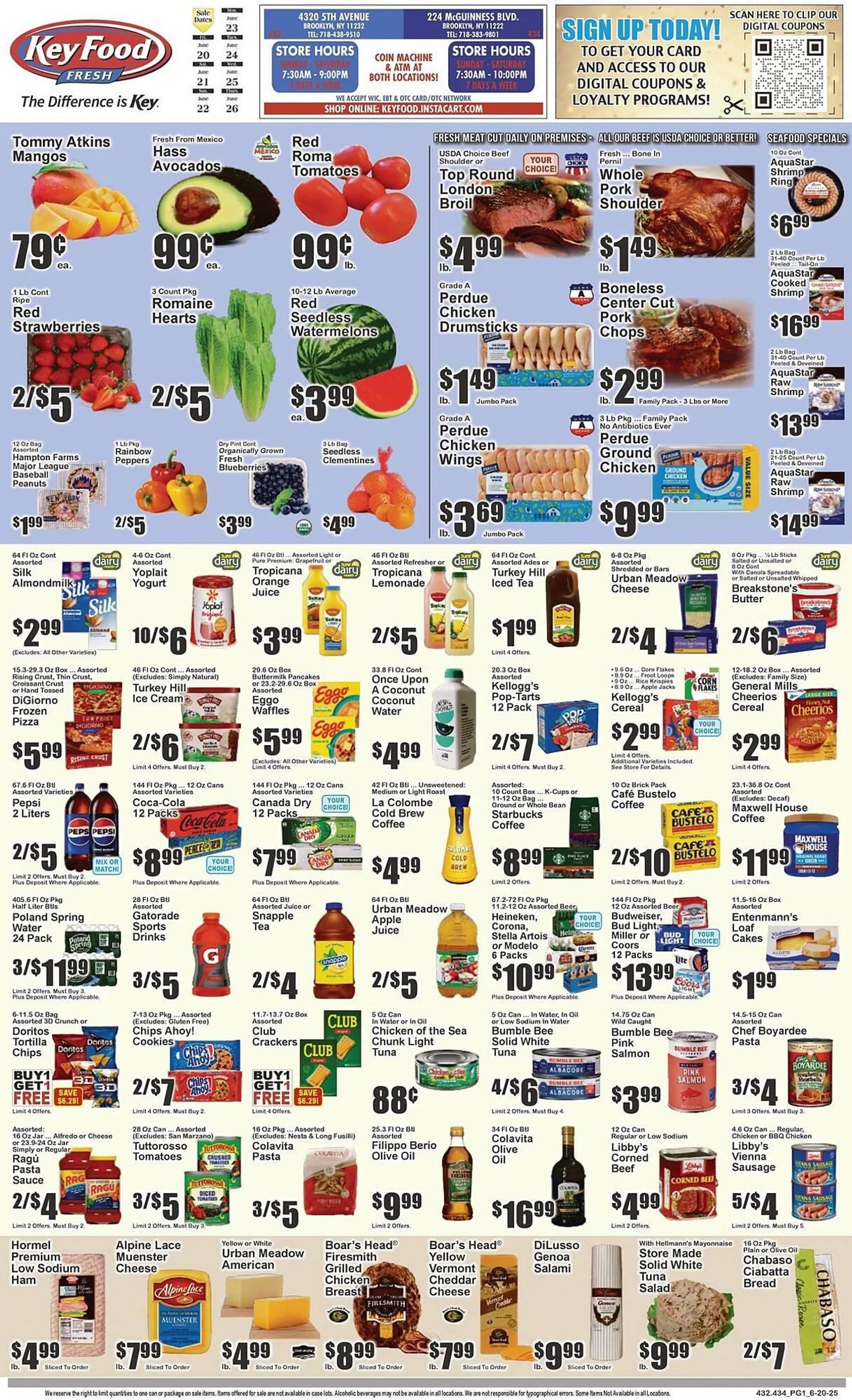 Weekly ad Key Food Weekly Ad from June 20 to June 26 2025 - Page 1