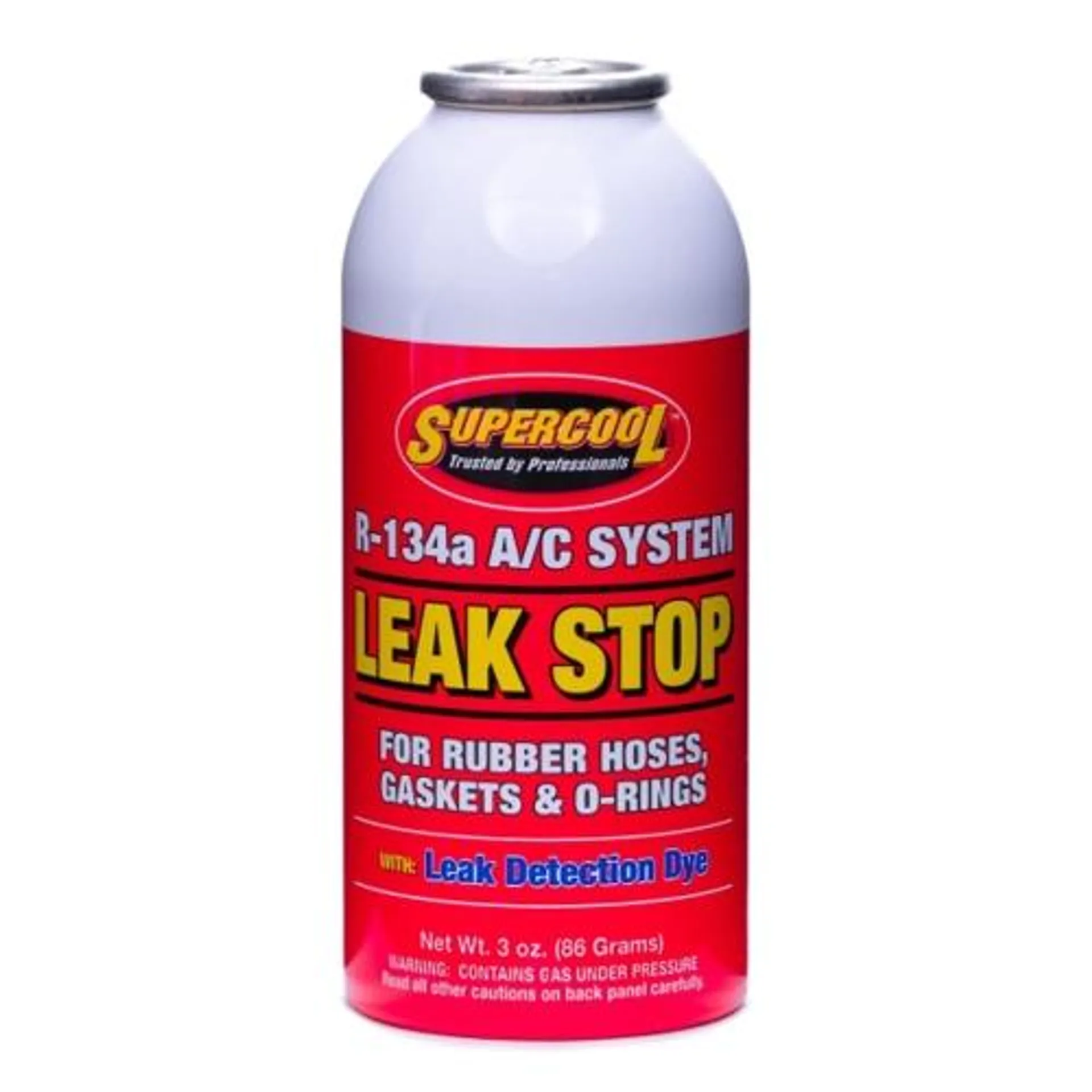 TSI Supercool R134a Seal Leak Stop with Red Leak Detection Dye, 3oz