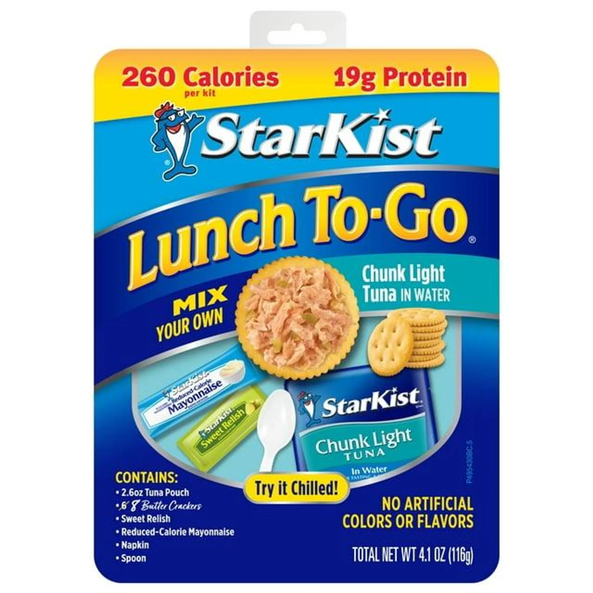 StarKist Lunch To-Go® Chunk Light Mix Your Own Tuna Salad (Pouch)