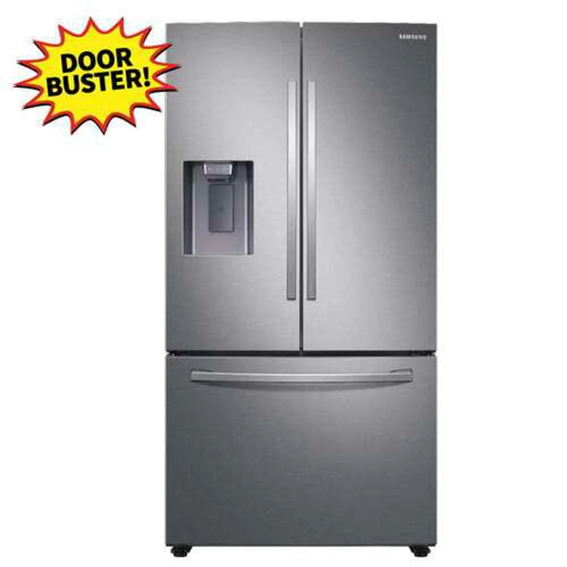 27.0 CuFt French Door Refrigerator in Stainless Steel