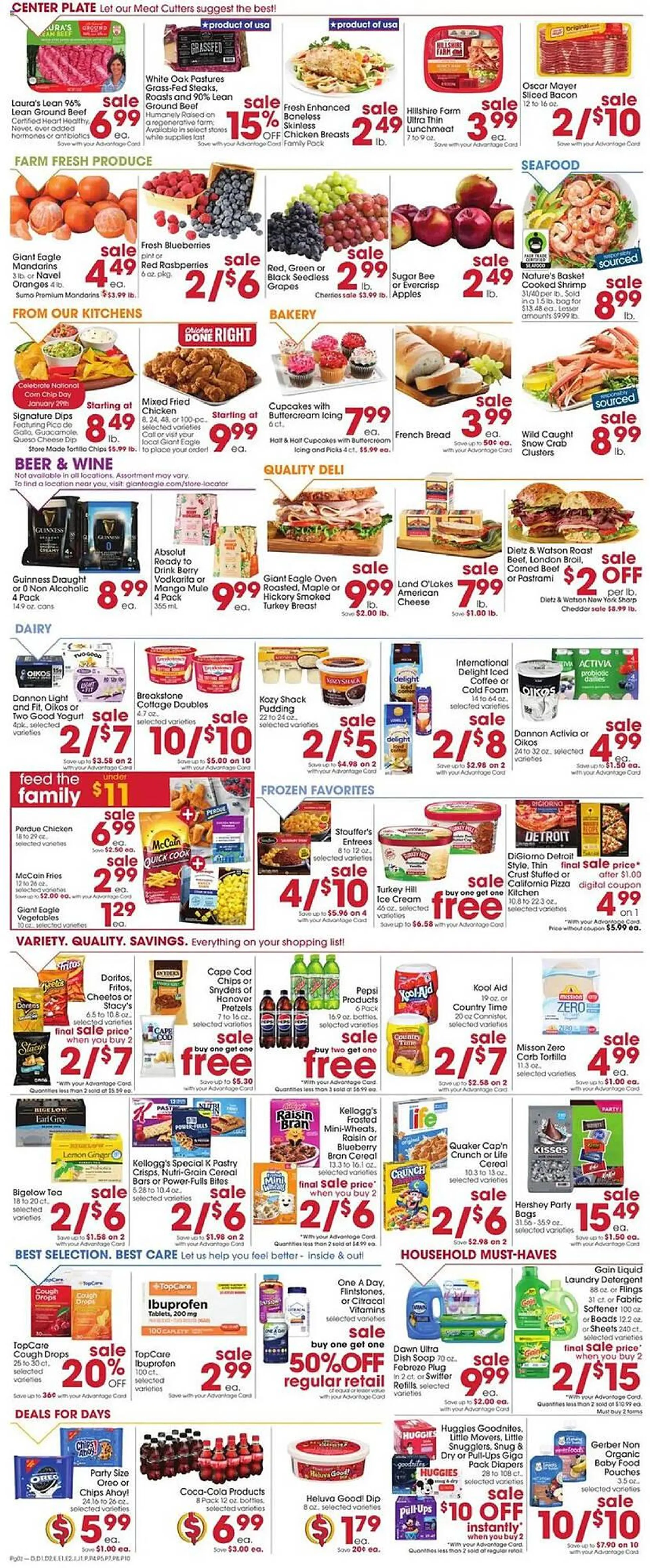 Catálogo de Giant Eagle Weekly Ad 23 de enero al 29 de enero 2025 - Página 2