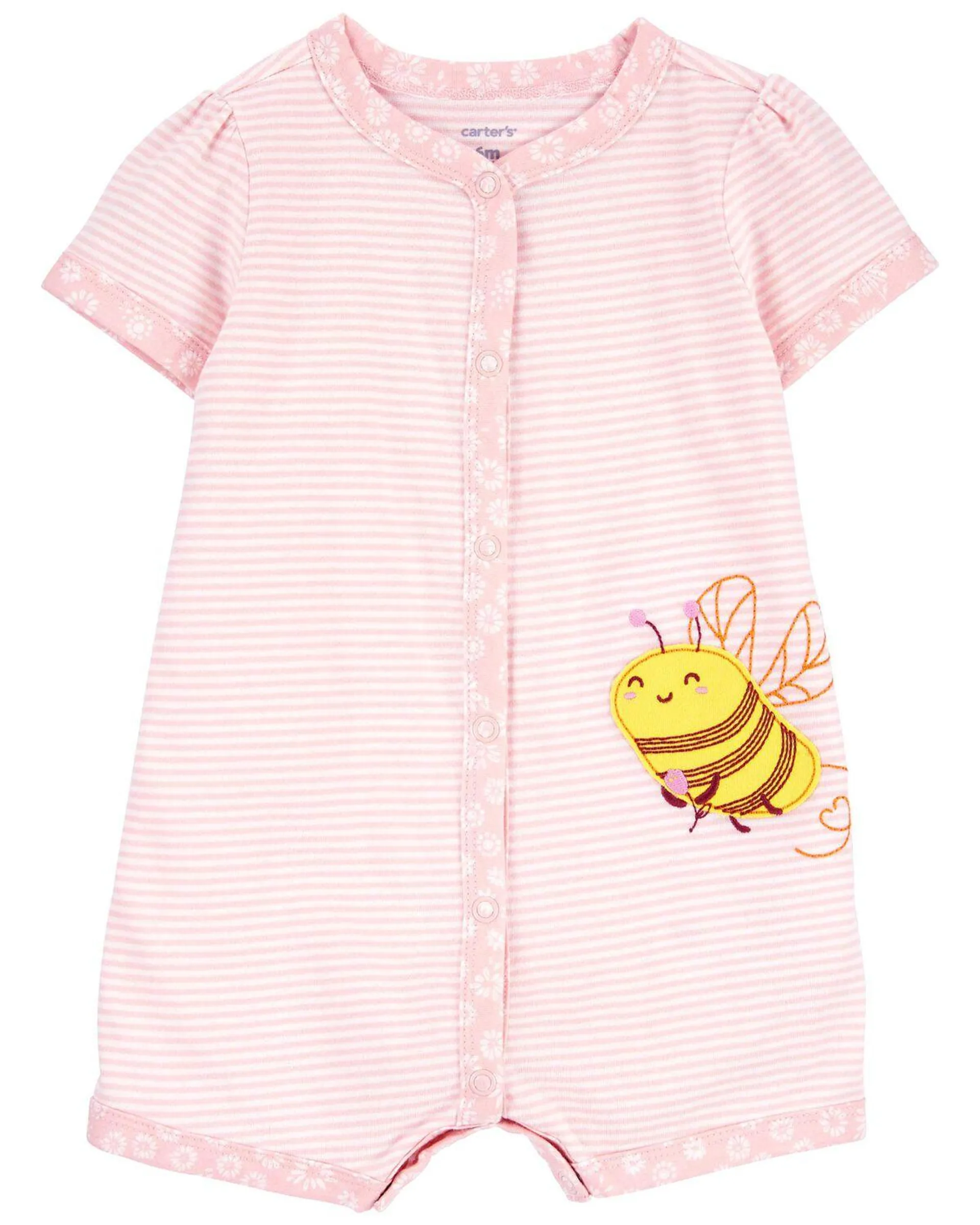 Baby Bee Snap-Up Romper