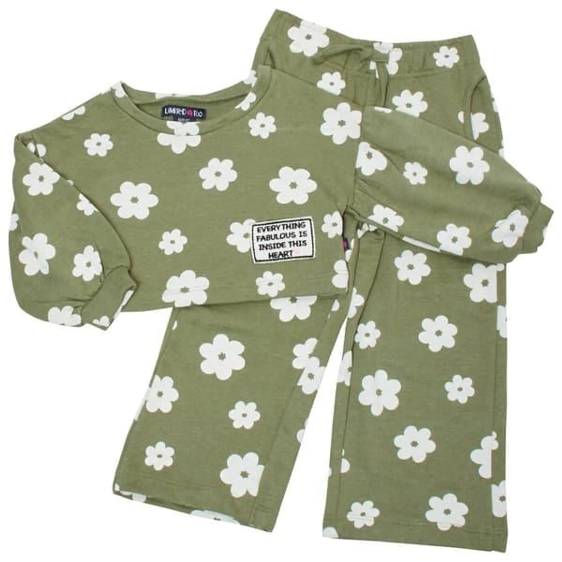 Toddler Girl Limited Too™ 2pc. Daisy Sweatshirt & Sweatpants Set