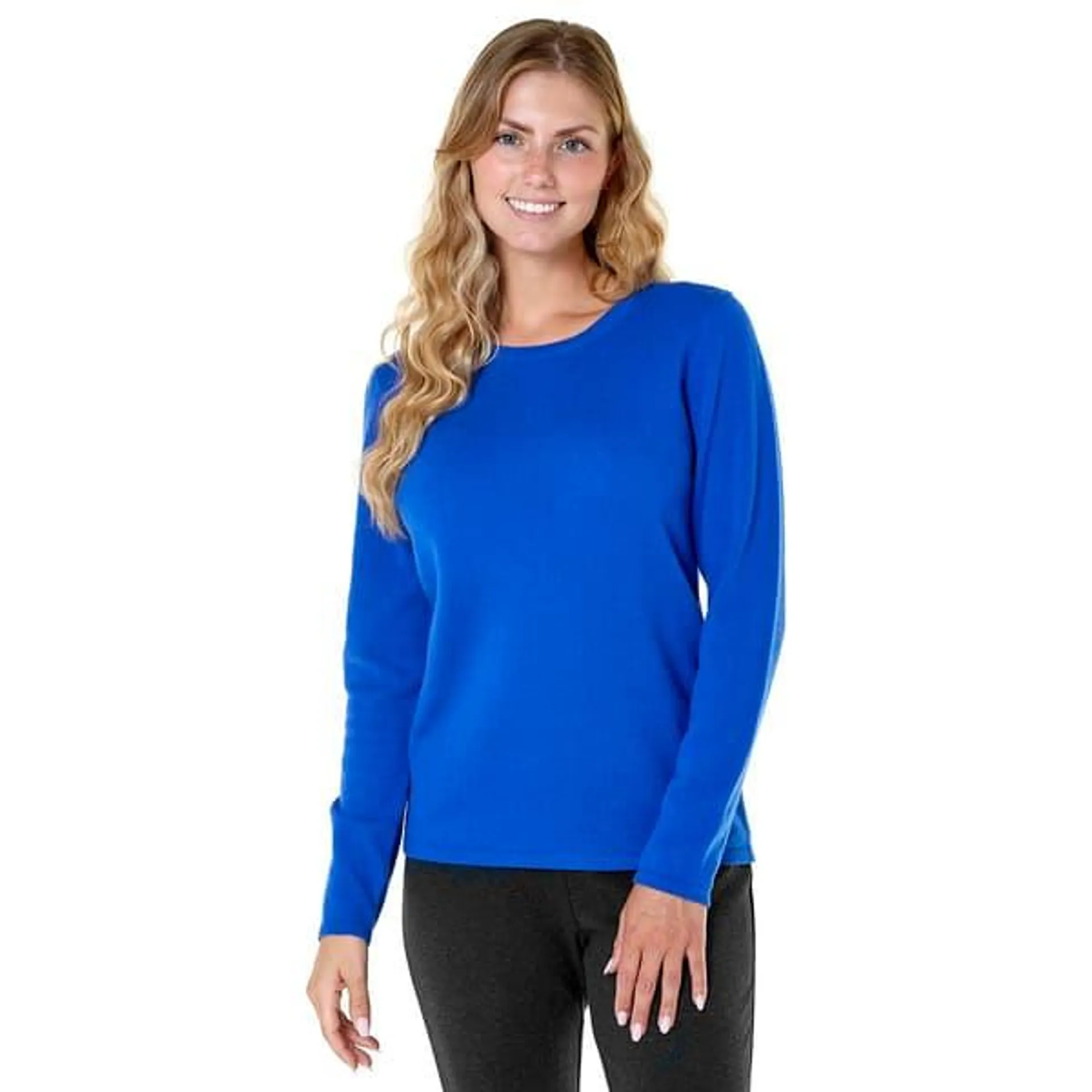 Womens Preswick & Moore® Long Sleeve Cashmere Sweater