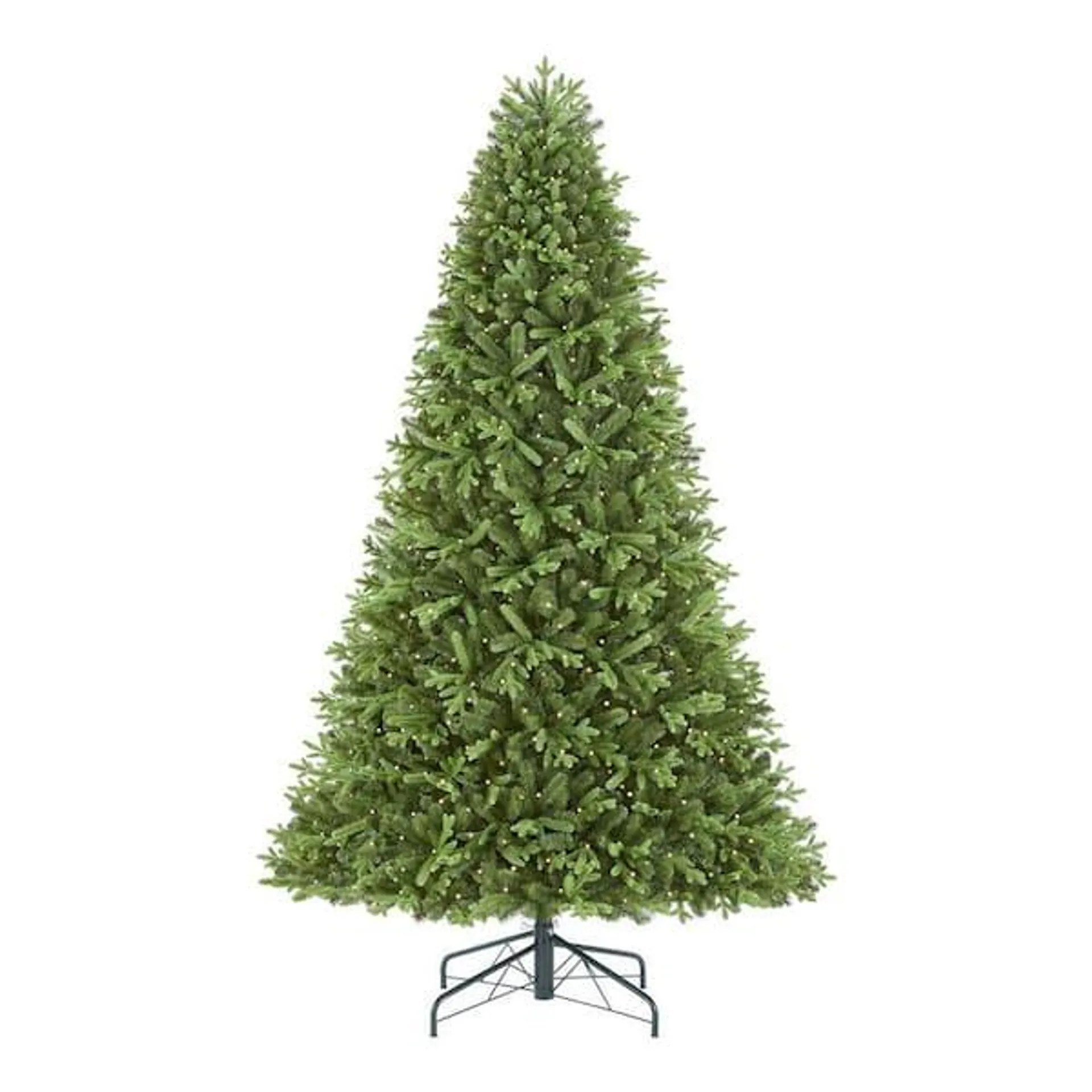 9 ft. Pre-Lit Swiss Mountain Spruce Artificial Christmas Tree with Twinkly App Controlled RGB Lights