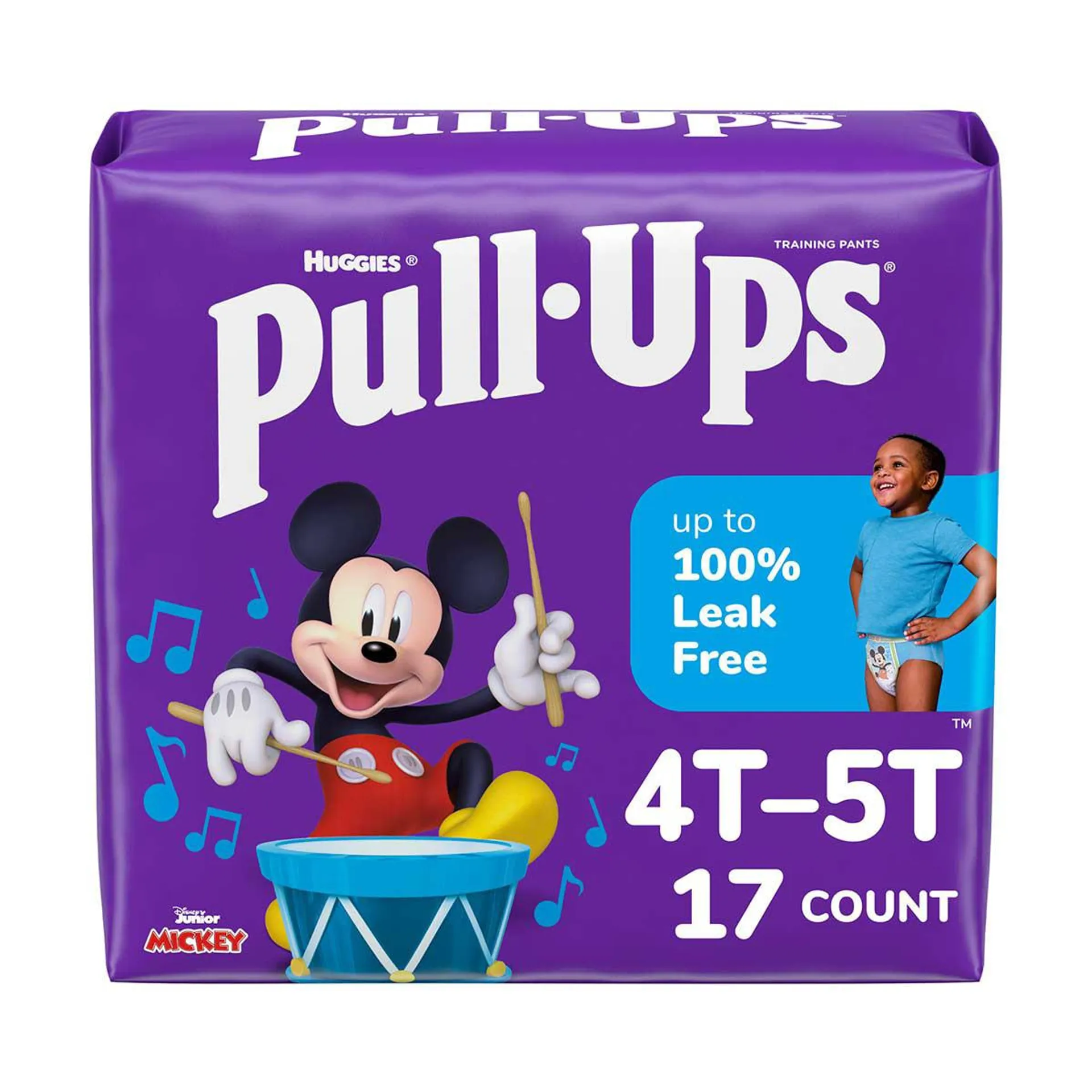 Pull-Ups Boys' Potty Training Pants, 4T-5T (38-50 lbs), 17 ct