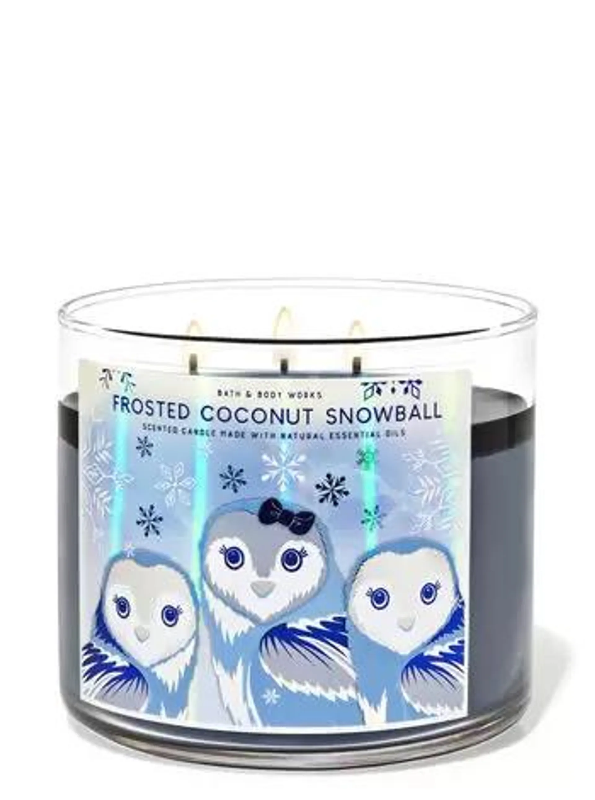 Frosted Coconut Snowball 3-Wick Candle