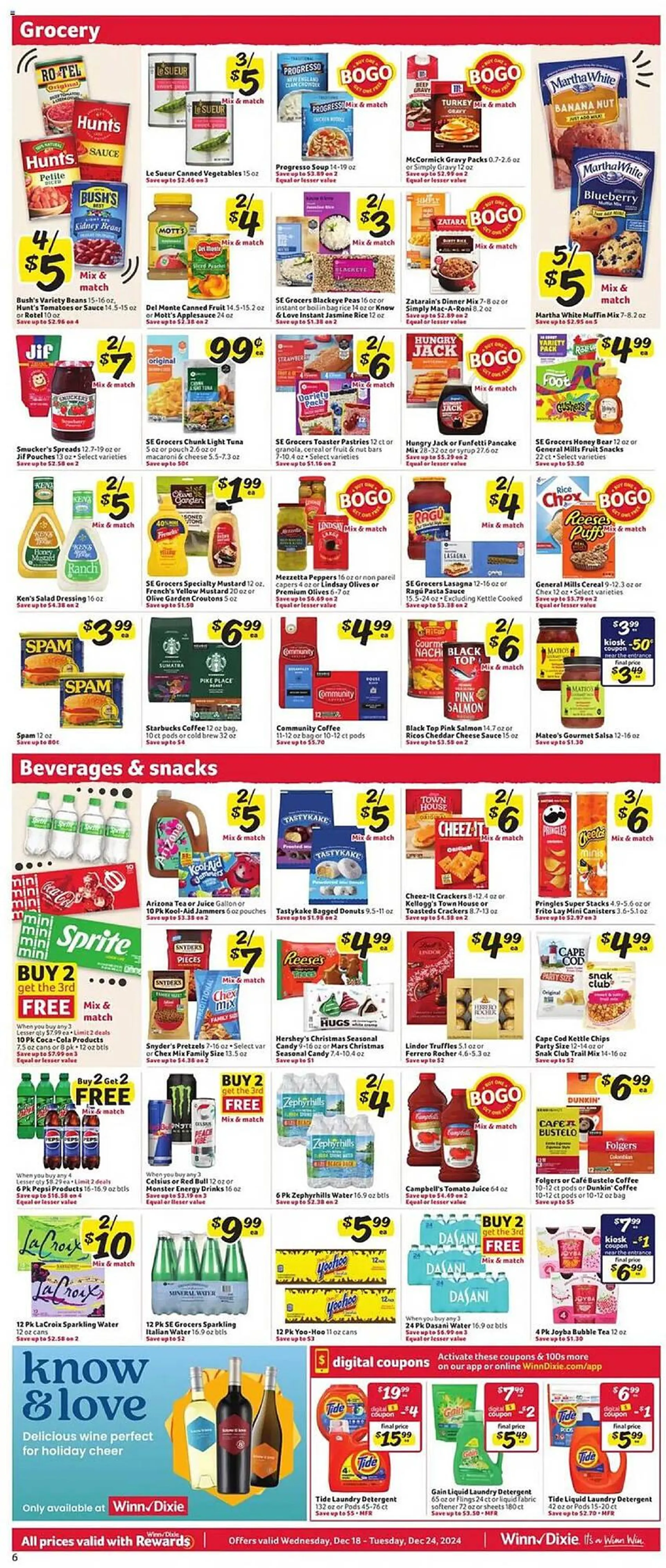 Weekly ad Winn Dixie Weekly Ad from December 18 to December 24 2024 - Page 9