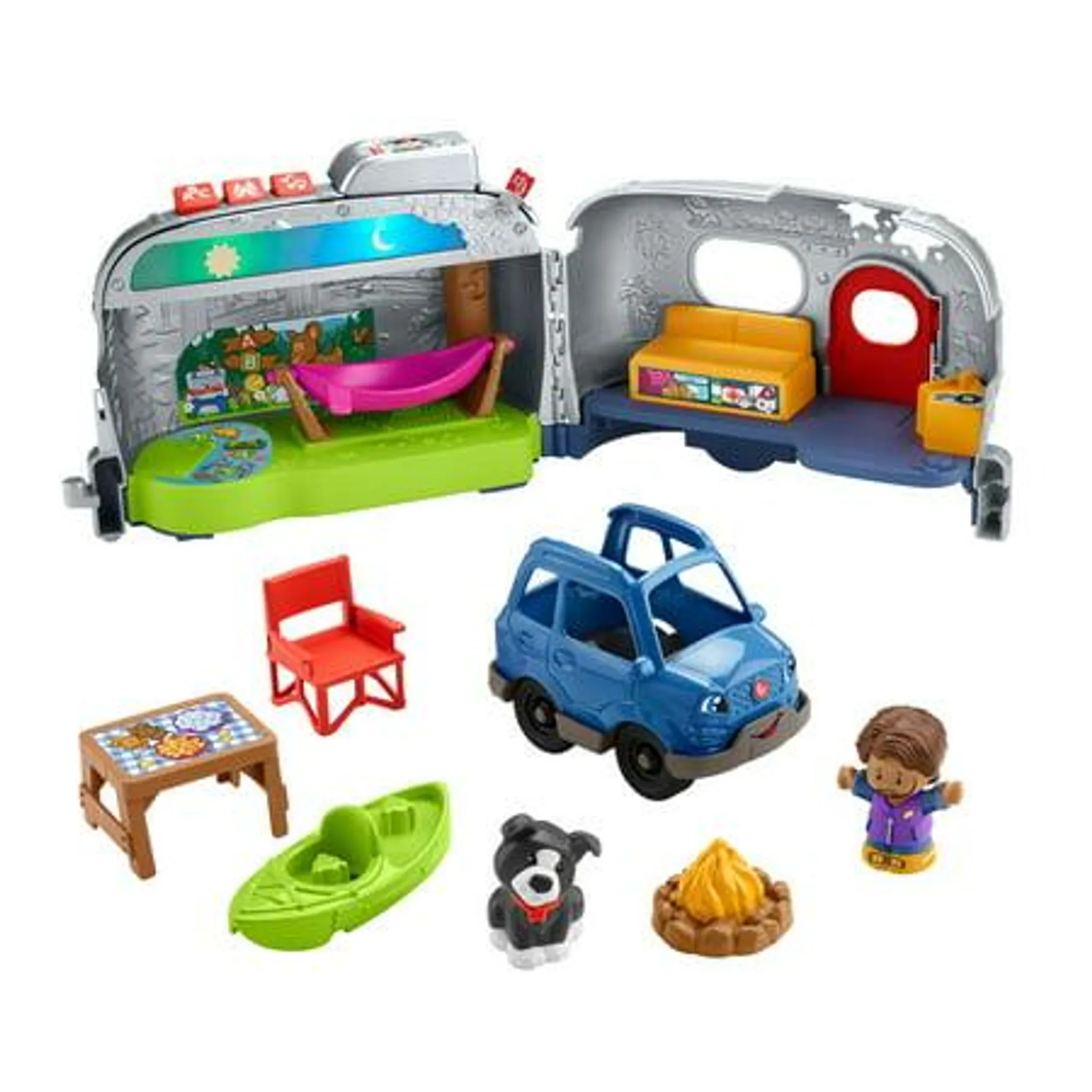 Fisher-price Little People Light-up Learning Camper Playset