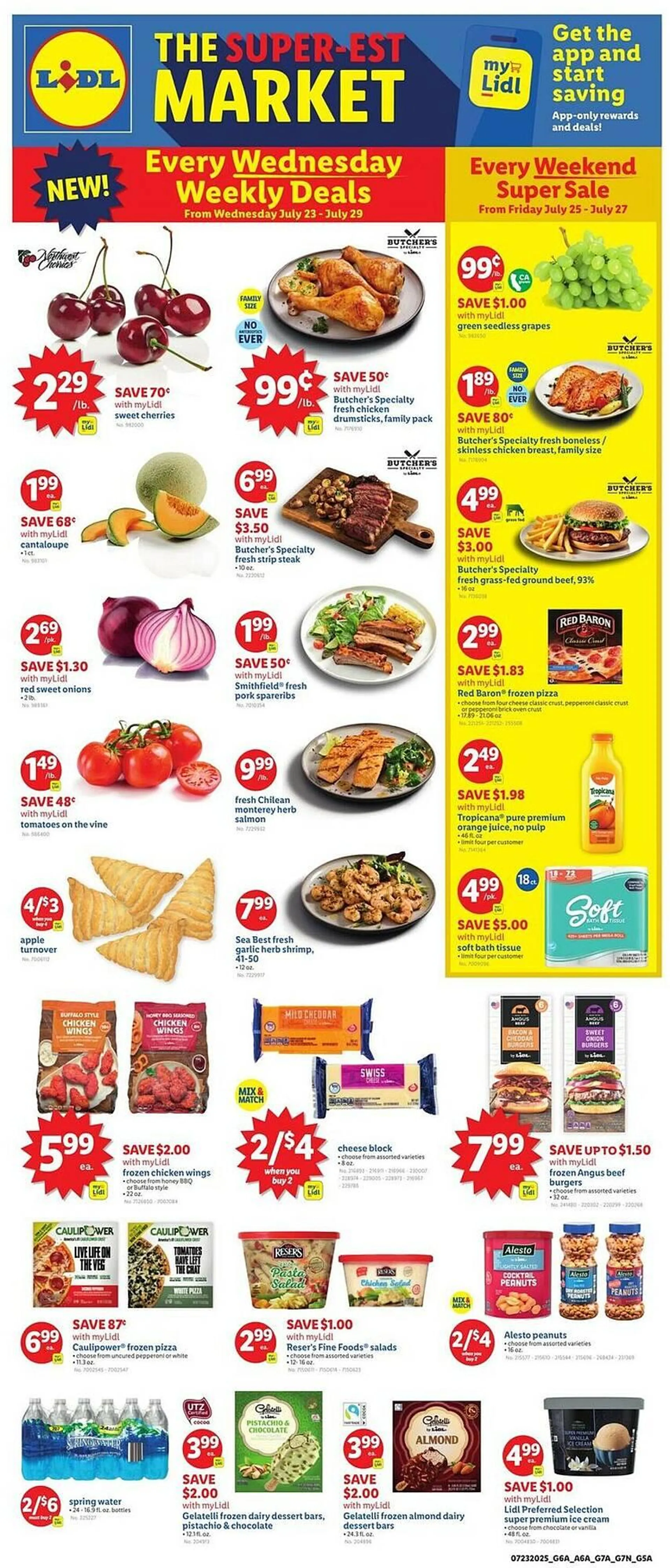 Weekly ad Lidl Weekly Ad from July 23 to July 29 2025 - Page 1