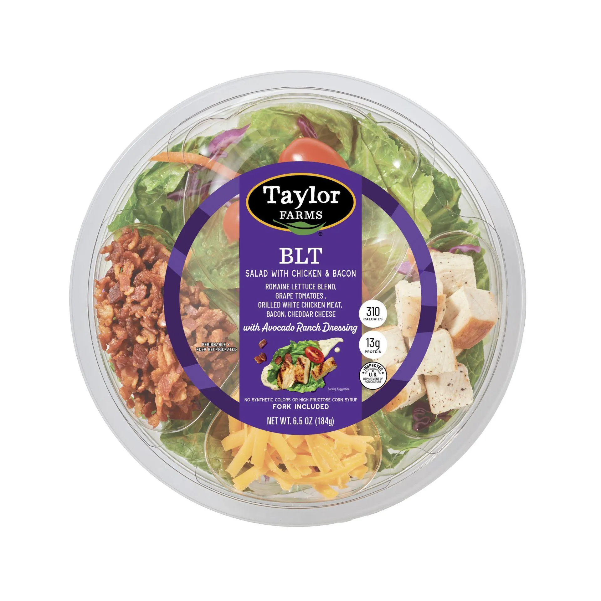 Taylor Farms BLT Salad Bowl, 6.5 oz.